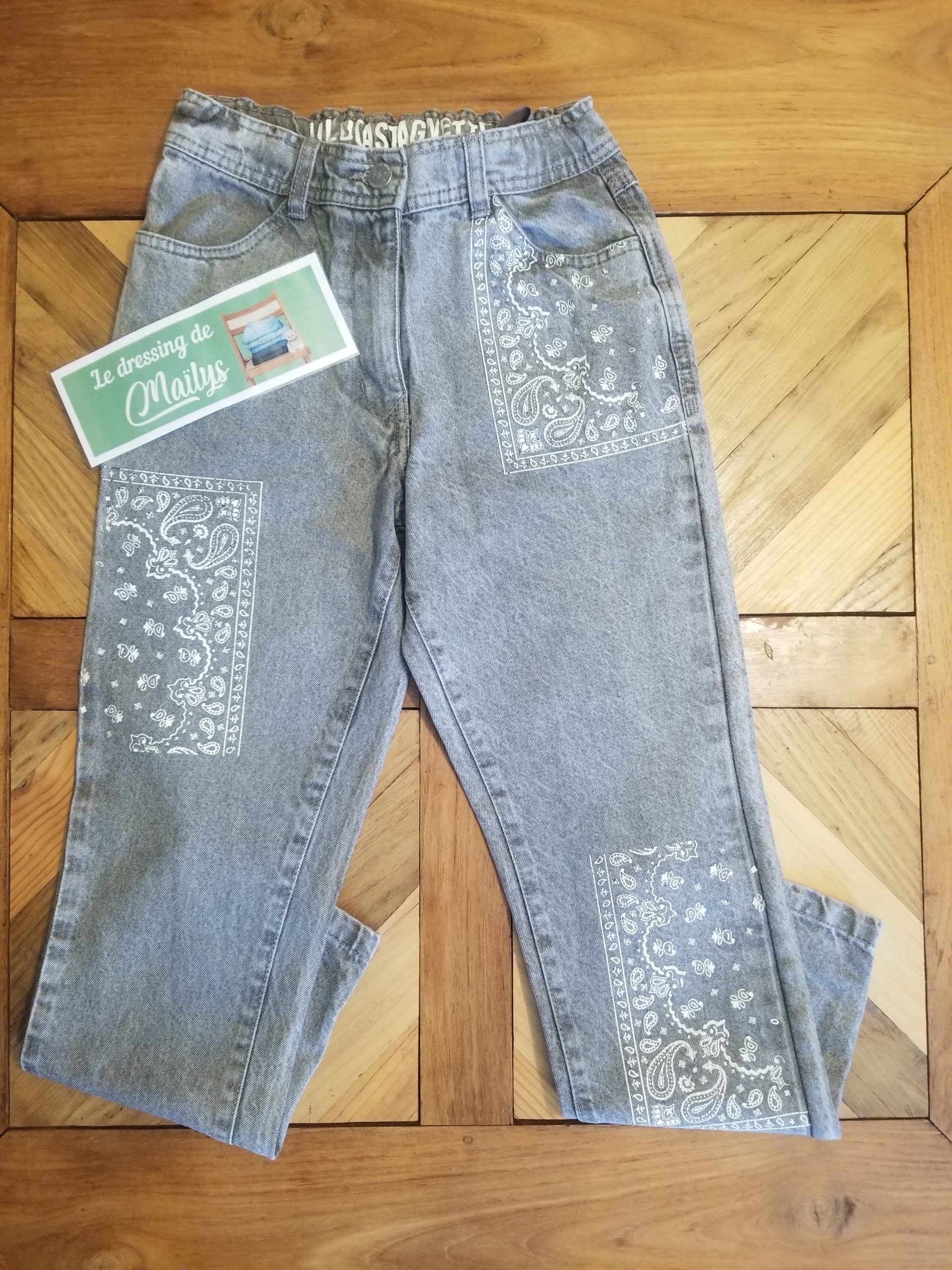 Pantalon jean T34 Lulu Castagnette