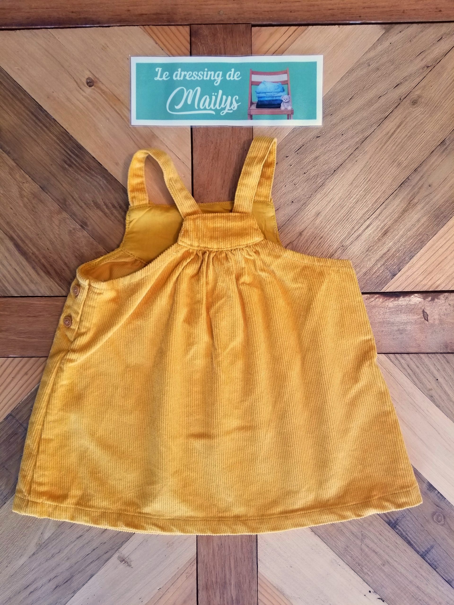 Robe salopette 9 mois Sergent Major – Image 2