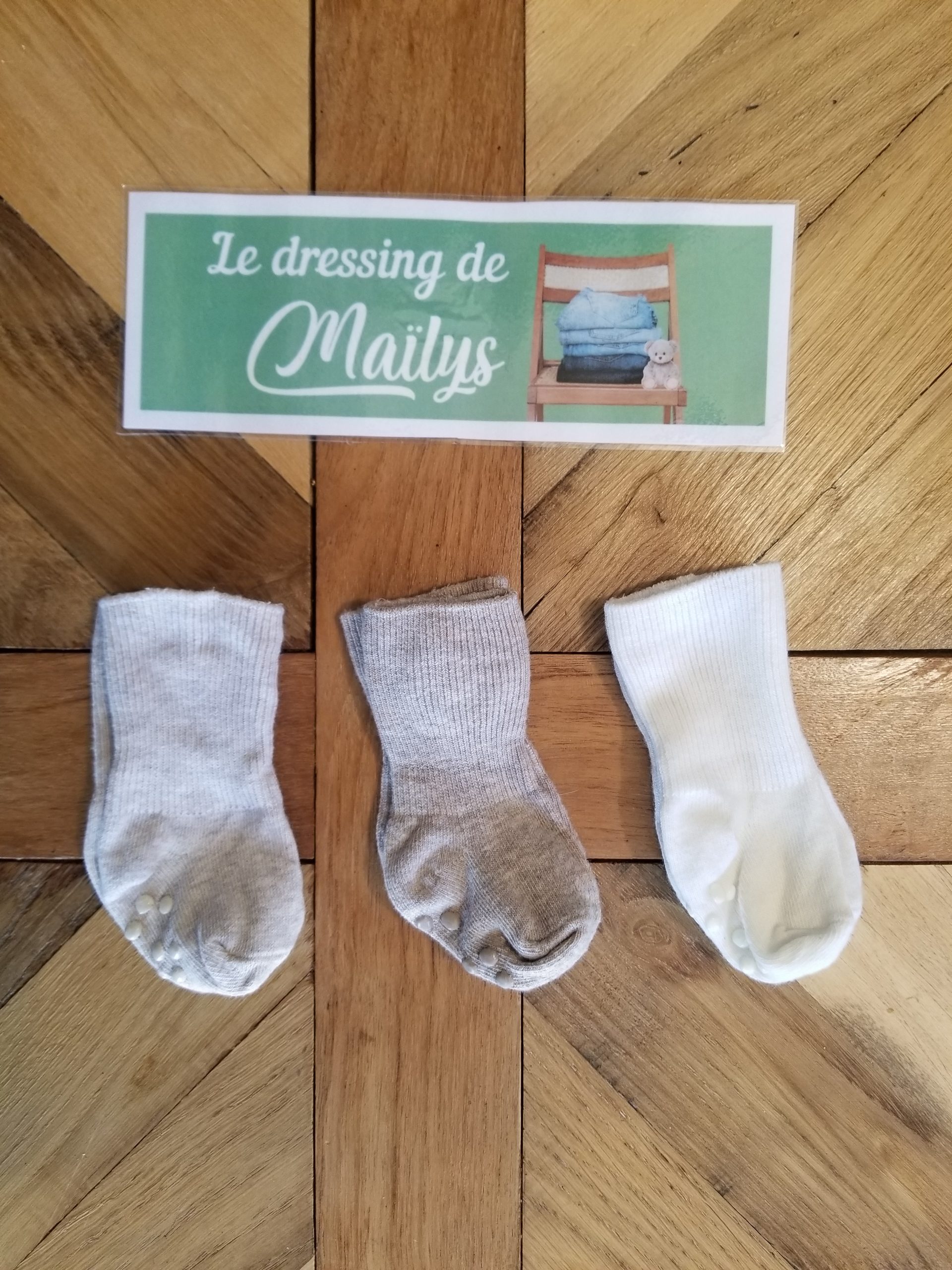 Chaussettes antidérapantes 6 mois