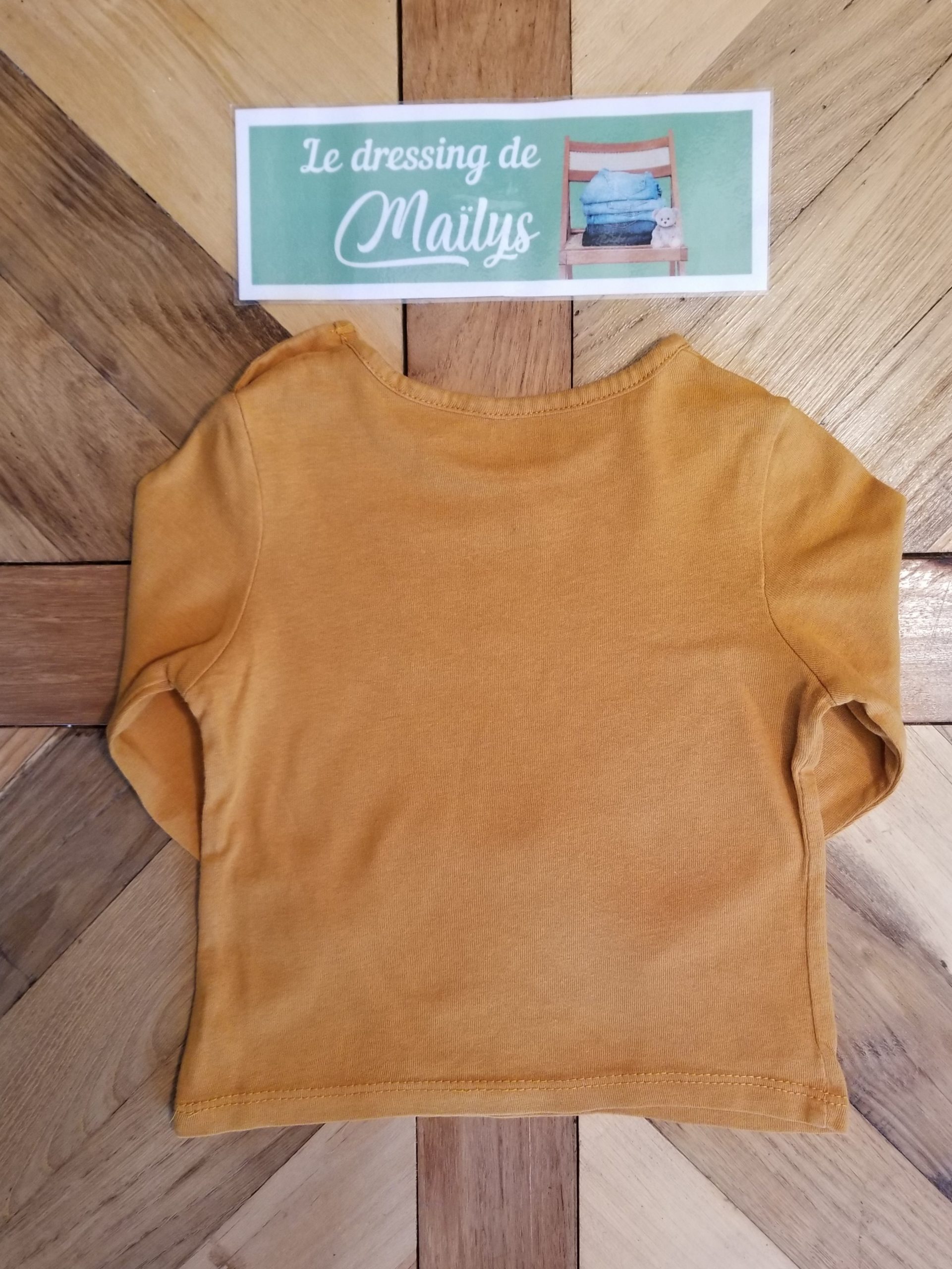 T-shirt manches longues 6 mois Kiabi – Image 2