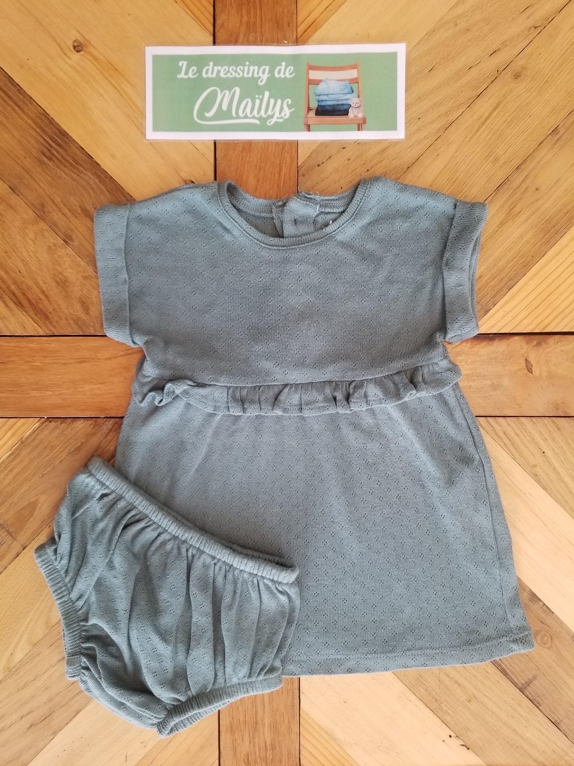 Ensemble robe-bloomer 3 mois Kiabi