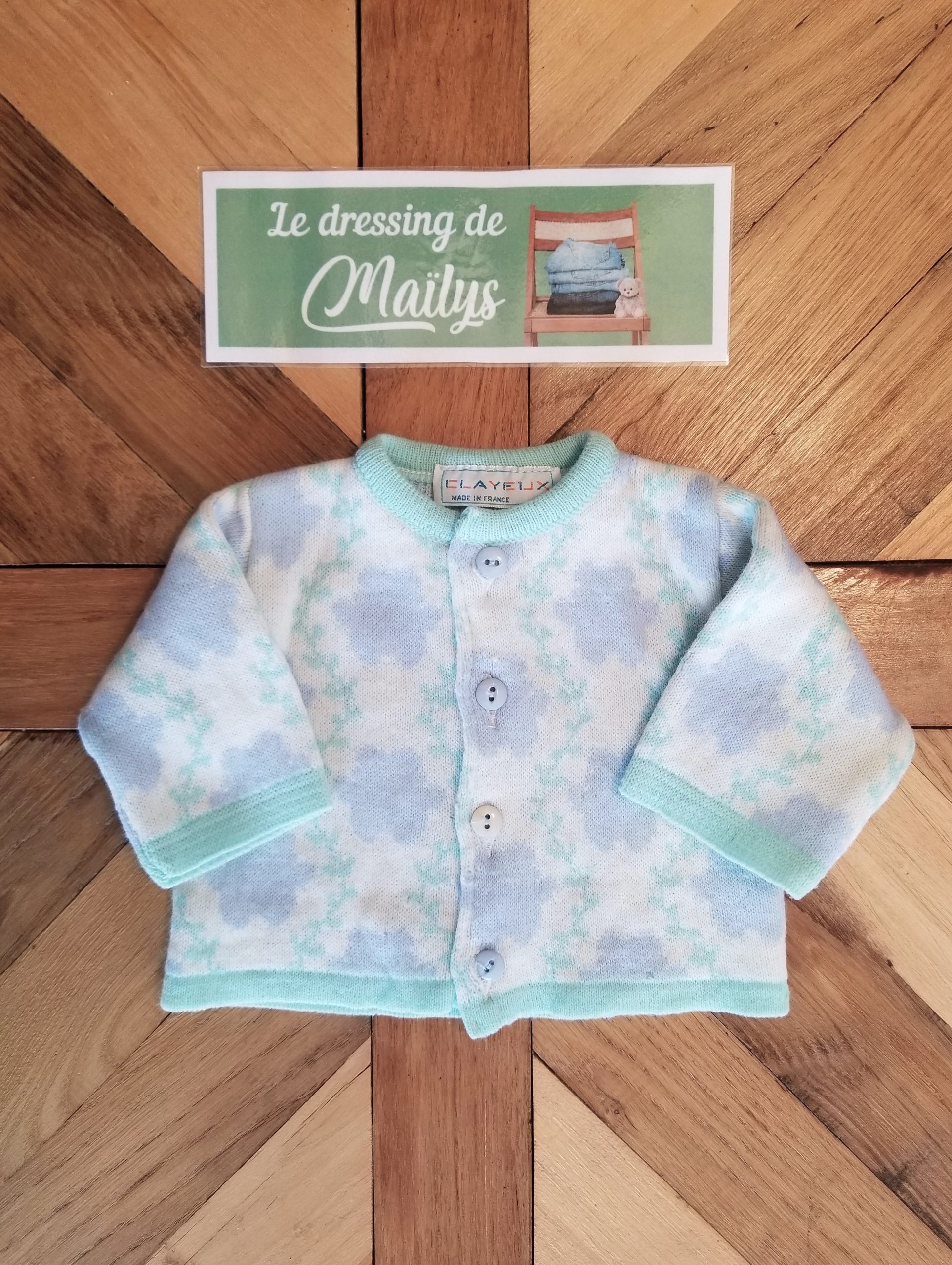 Veste courte vintage 0 mois Clayeux