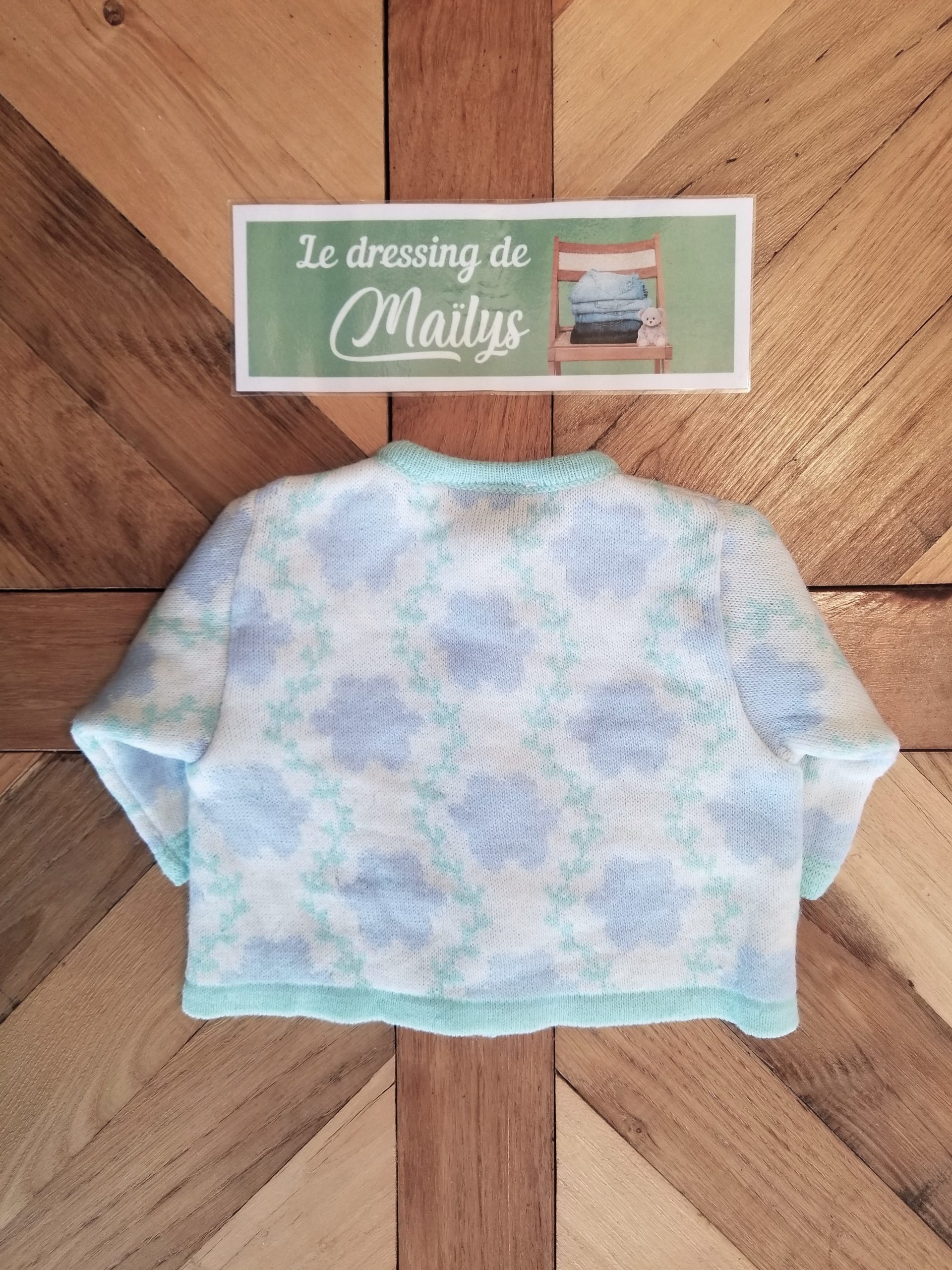 Veste courte vintage 0 mois Clayeux – Image 2