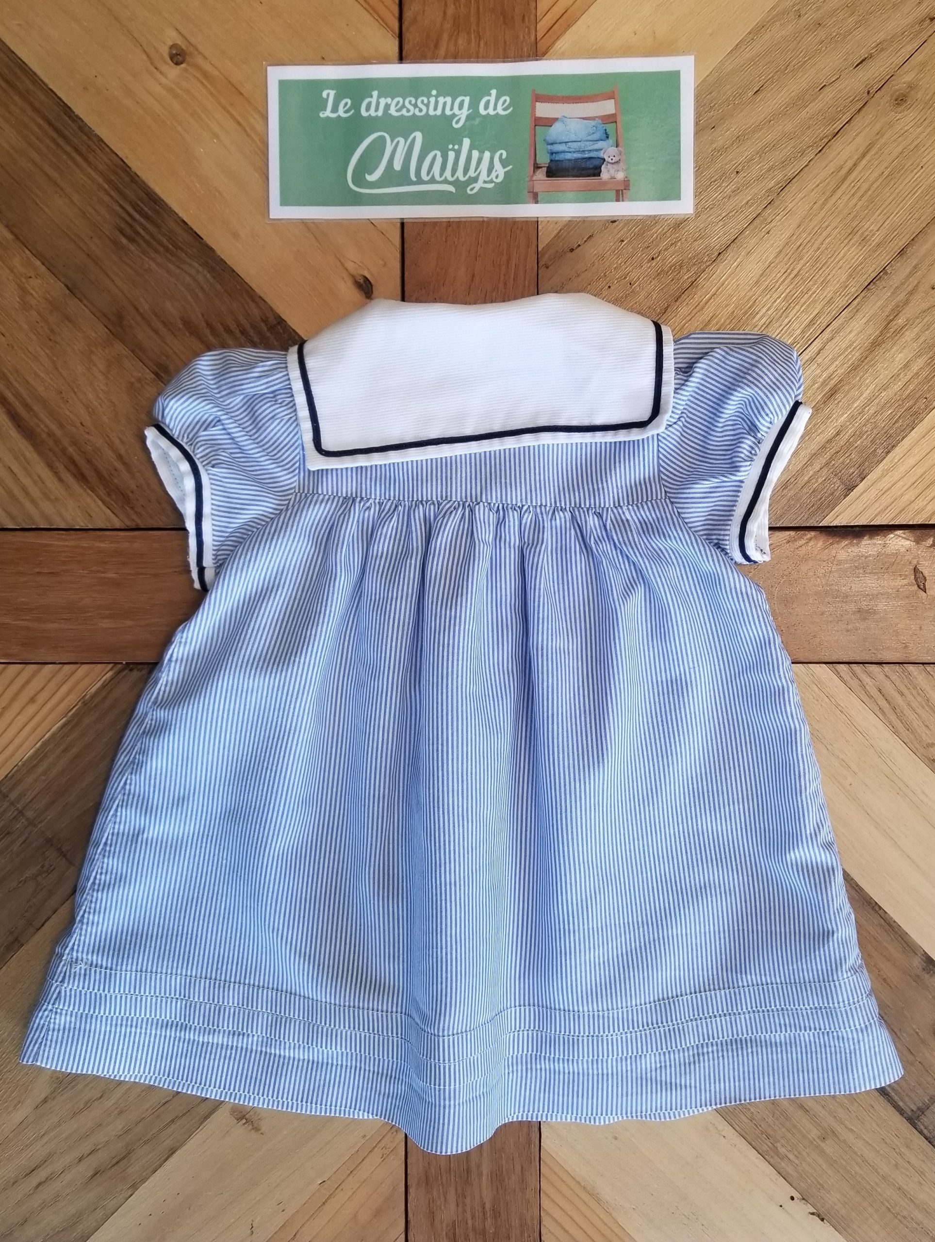Robe d'été vintage 3 mois Petit Diable – Image 2