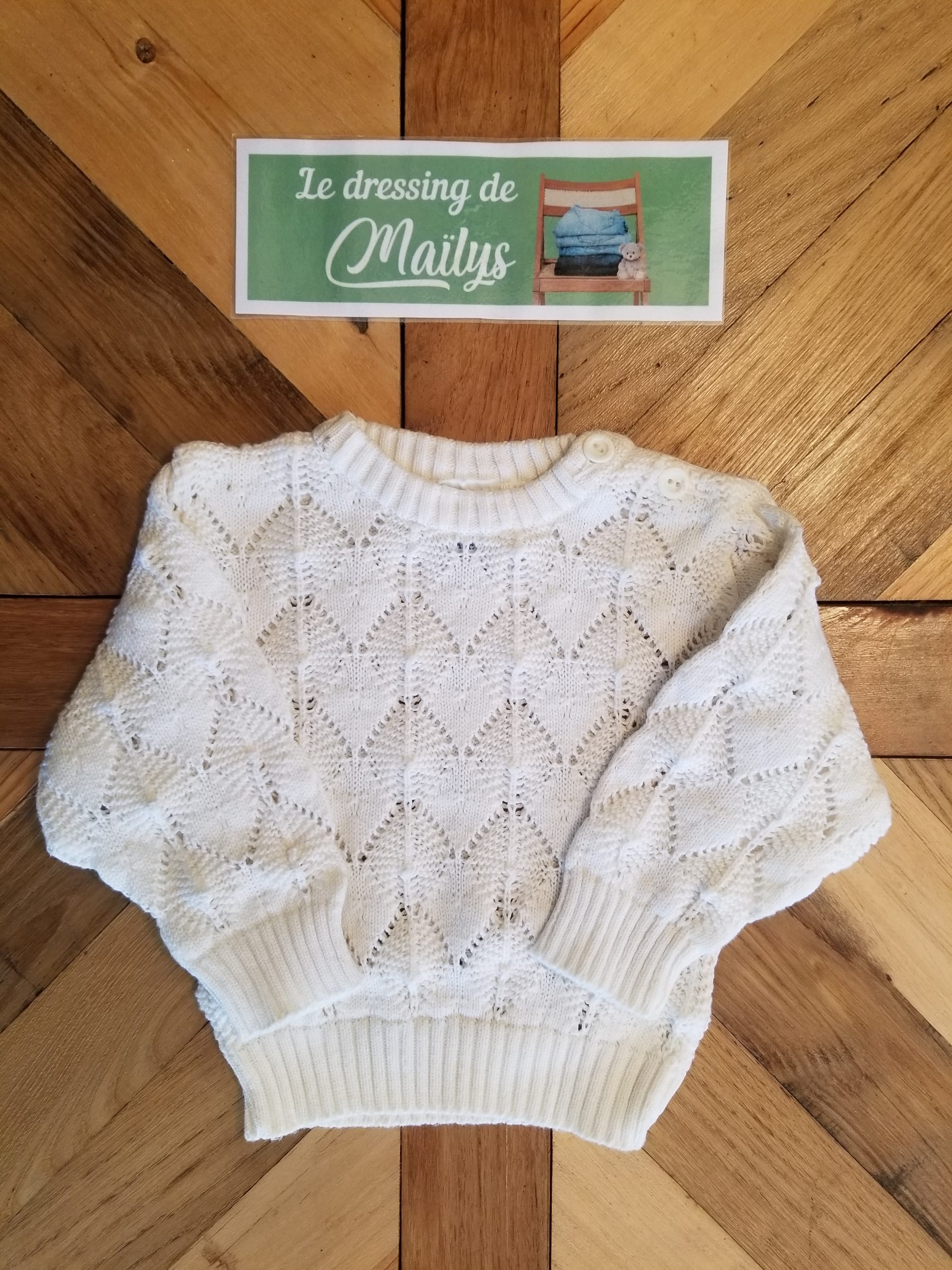Pull vintage 12 mois Clayeux