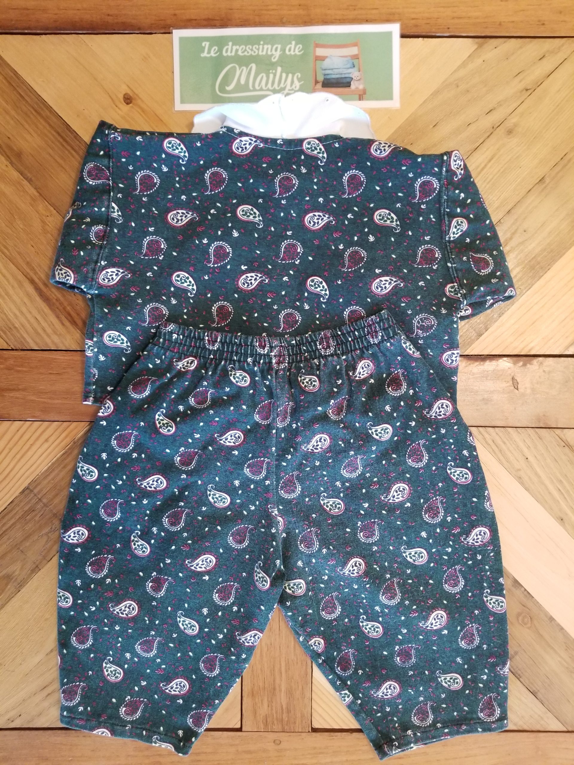 Ensemble deux pièces vintage 12 mois – Image 2