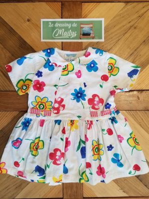 Robe d'été vintage 12 mois Clayeux
