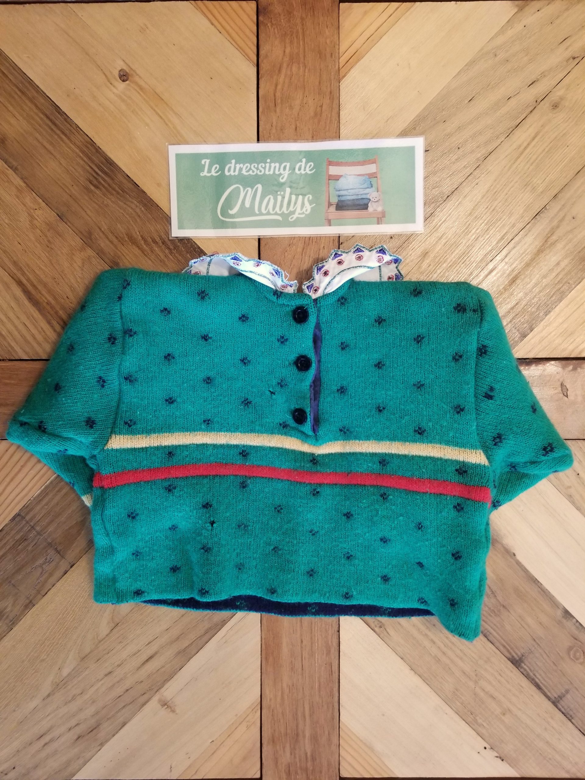 Pull avec col vintage 18 mois Absorba – Image 2