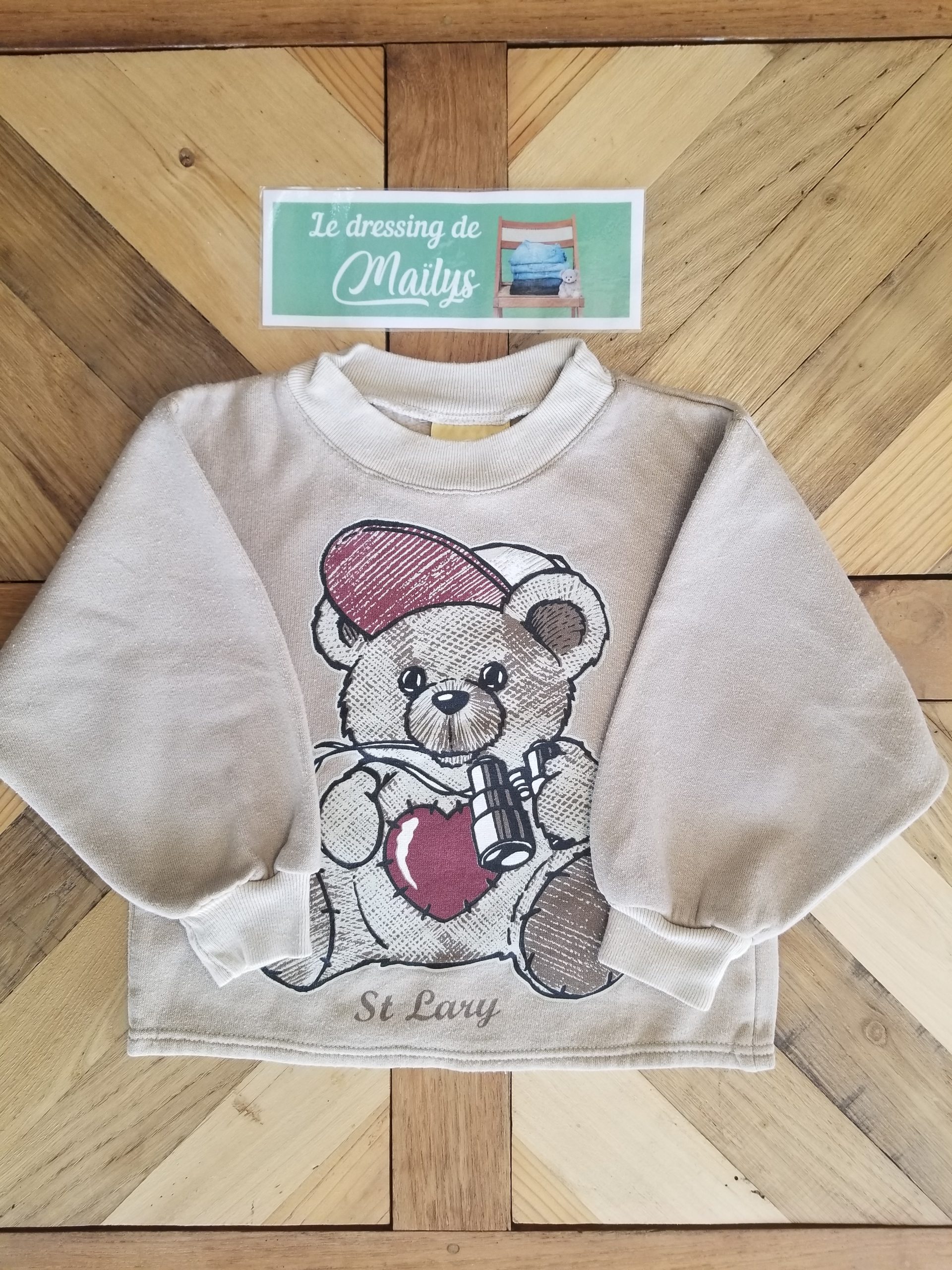 Sweat vintage 24 mois Tempo Loco