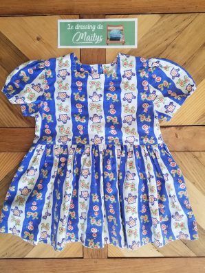 Robe d'été vintage 24 mois Clayeux