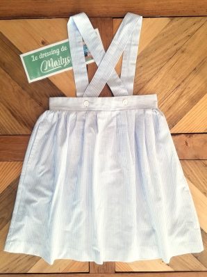 Jupe avec bretelles vintage 24 mois Jacadi