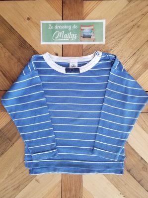 T-shirt manches longues 3 ans Petit Bateau