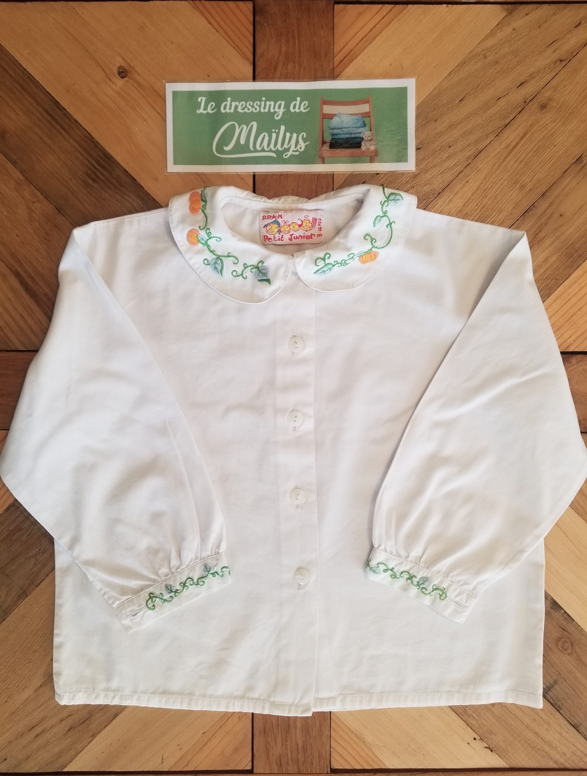 Chemise manches longues vintage 3 ans Du pareil au même