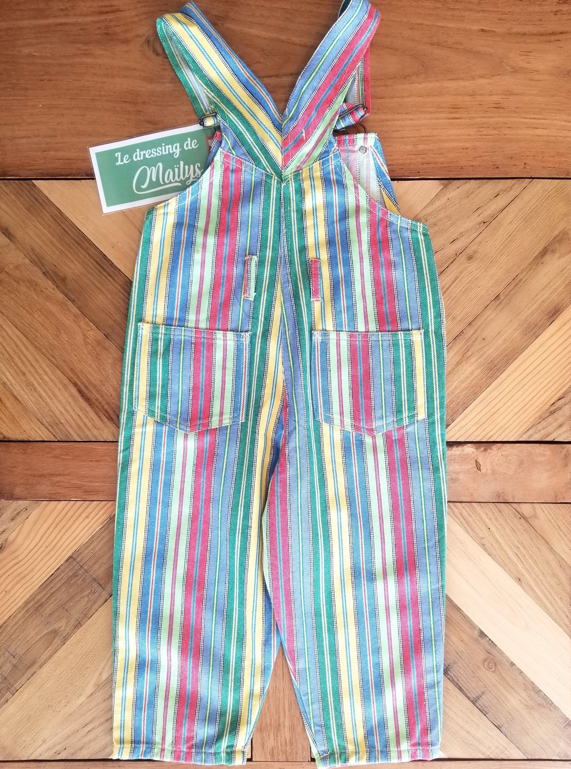 Salopette vintage 3 ans Clayeux – Image 2