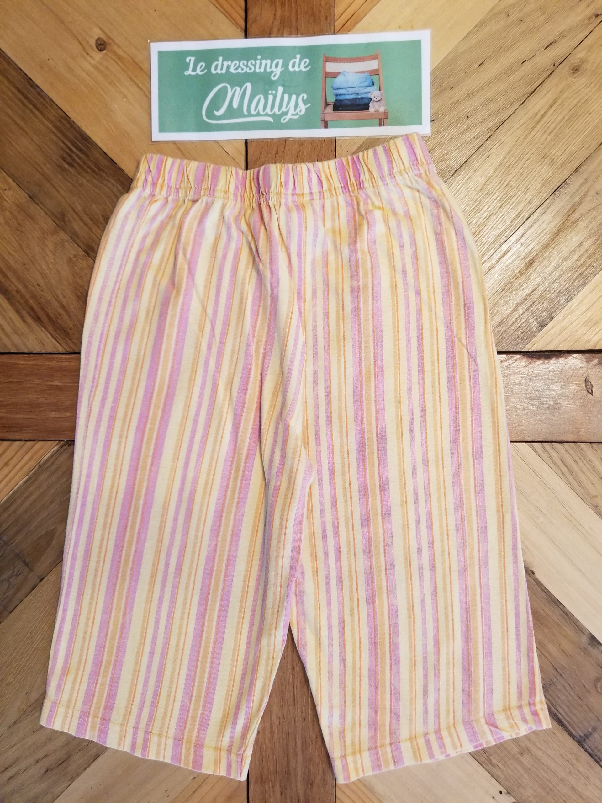 Pantacourts vintage 4 ans Lina Pink – Image 2