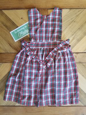 Robe tablier vintage 4 ans