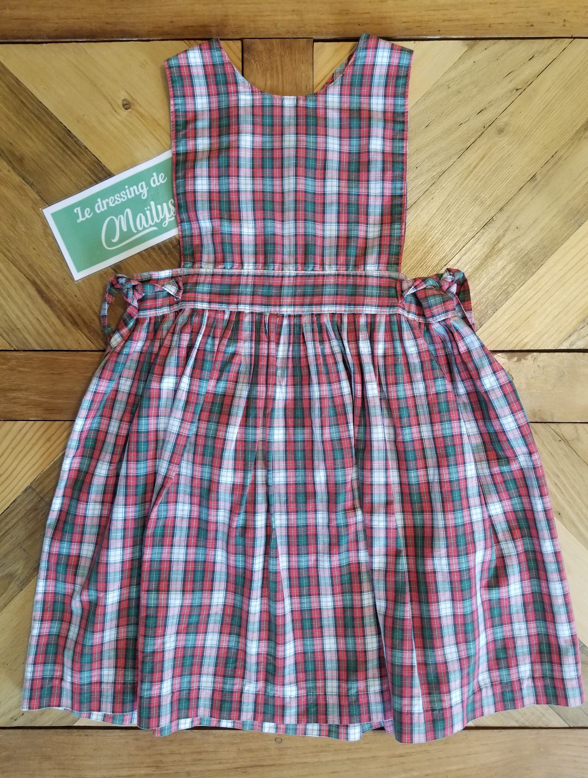 Robe tablier vintage 4 ans – Image 2