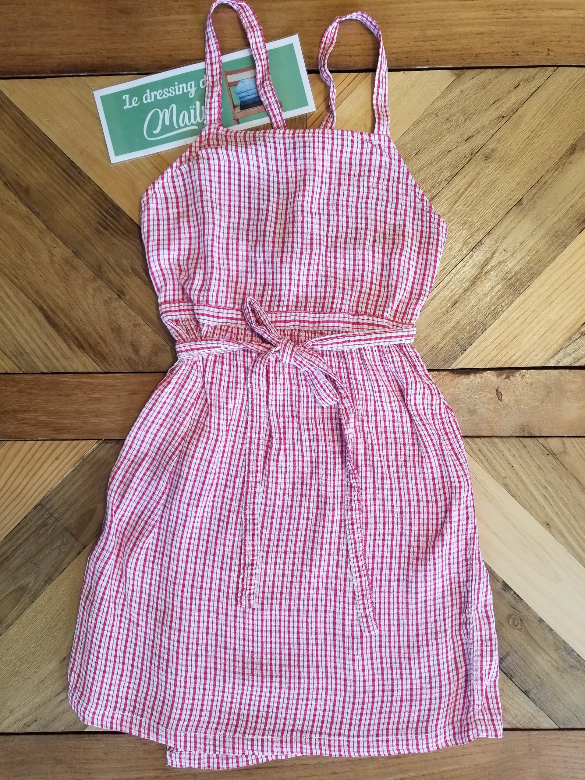 Robe tablier vintage 4 ans