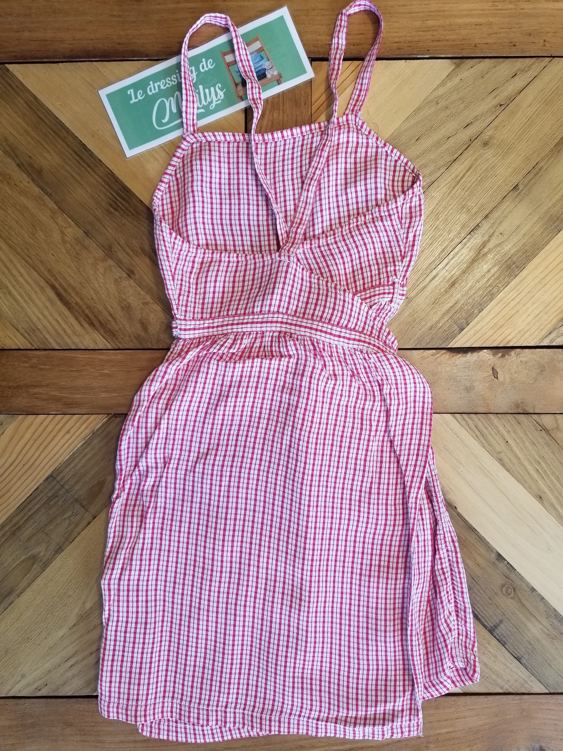 Robe tablier vintage 4 ans – Image 2