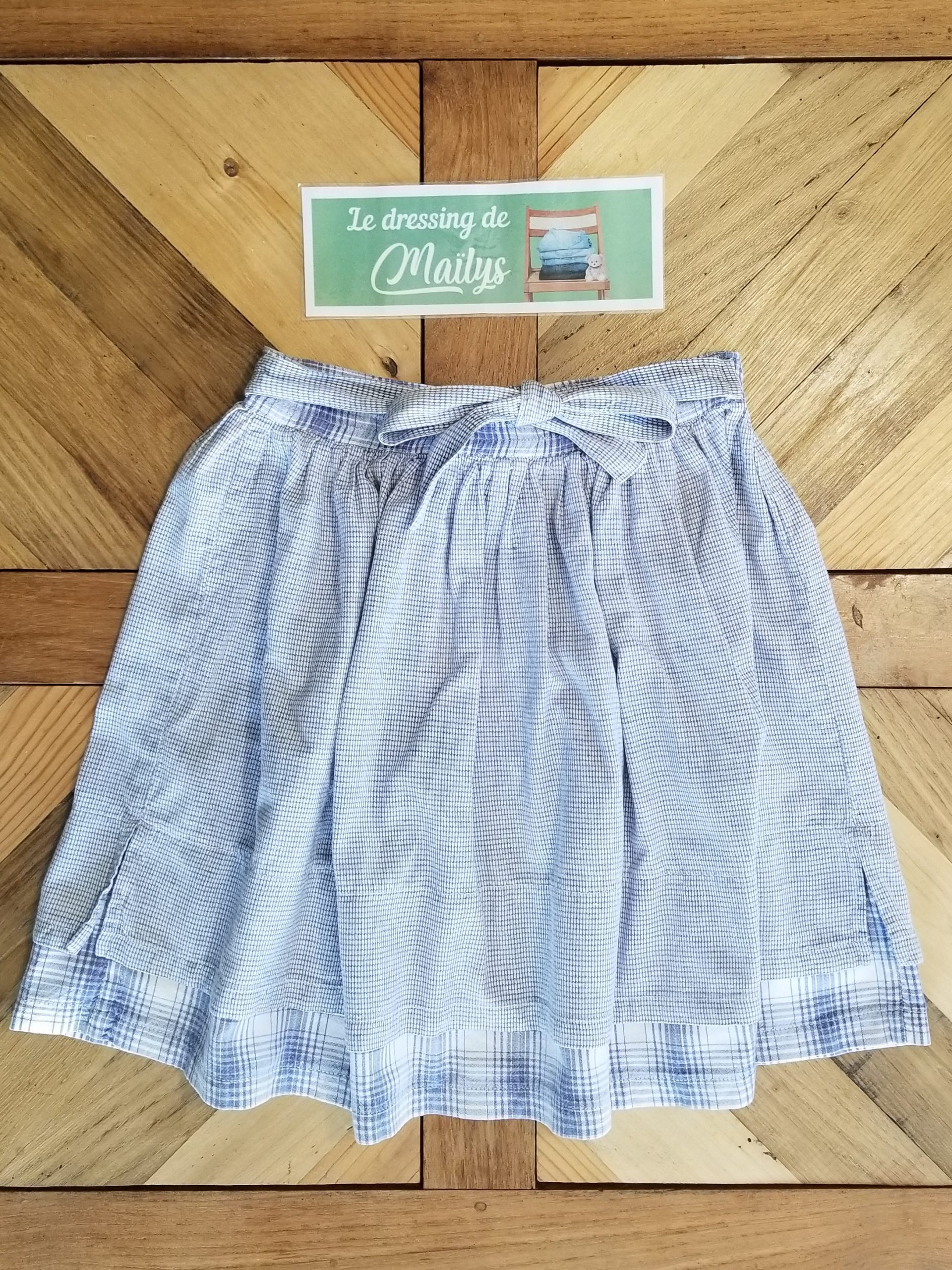 Jupe longueur genou vintage 8 ans – Image 2