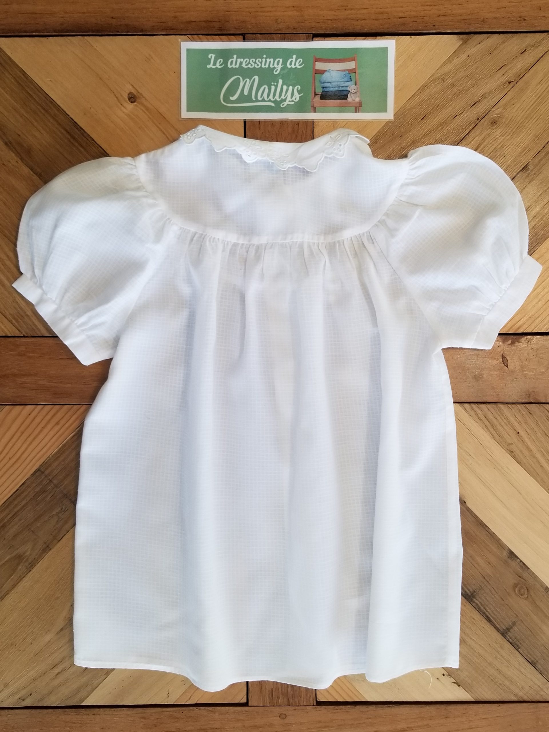 Chemise/blouse vintage 8 ans – Image 2