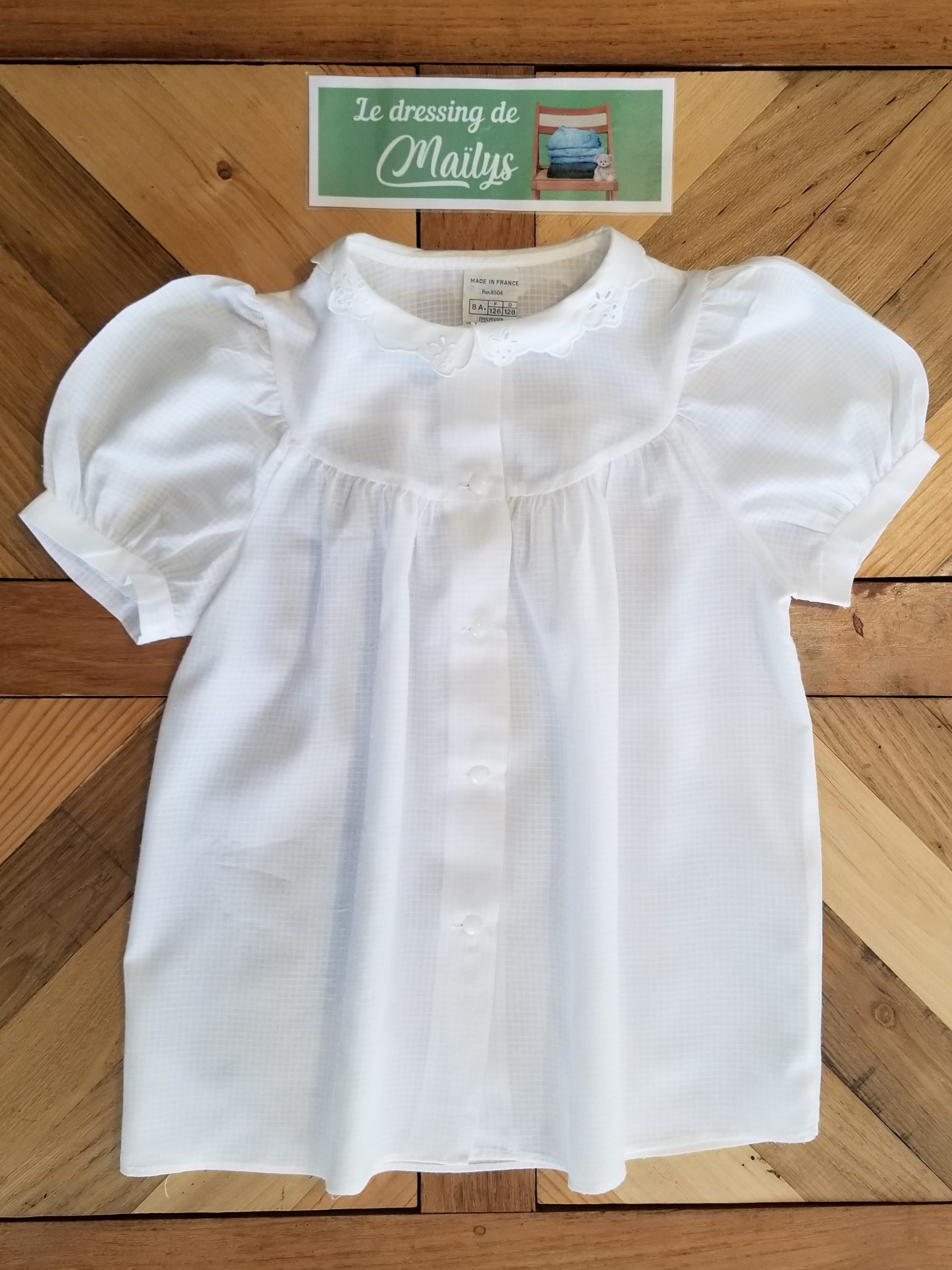 Chemise/blouse vintage 8 ans