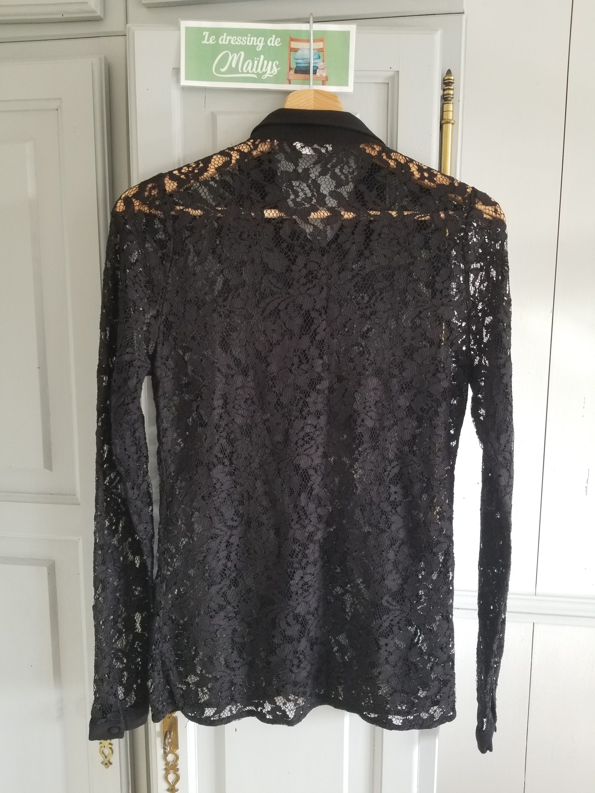 Chemise en dentelle T40 Naf Naf – Image 2