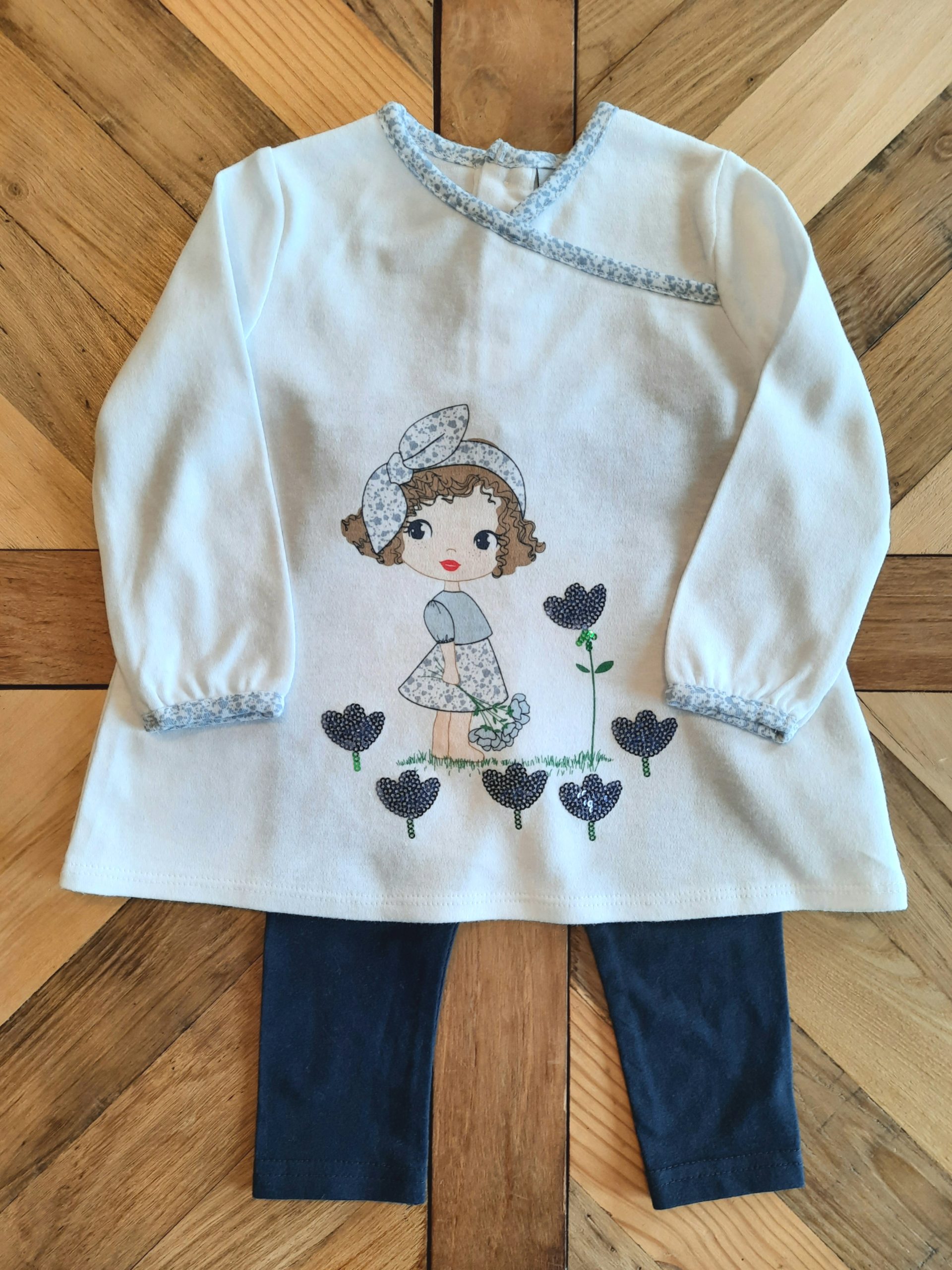 Ensemble robe et legging 12 mois