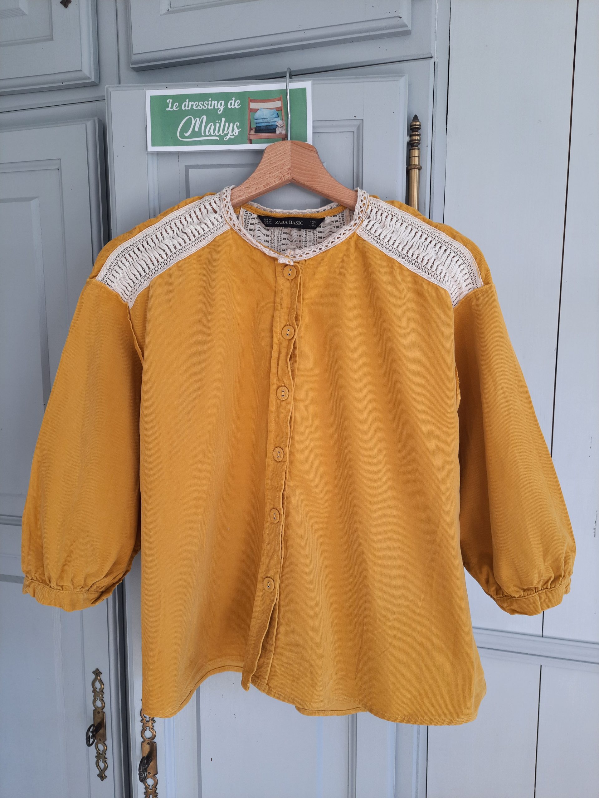 Blouse côtelée T34 Zara