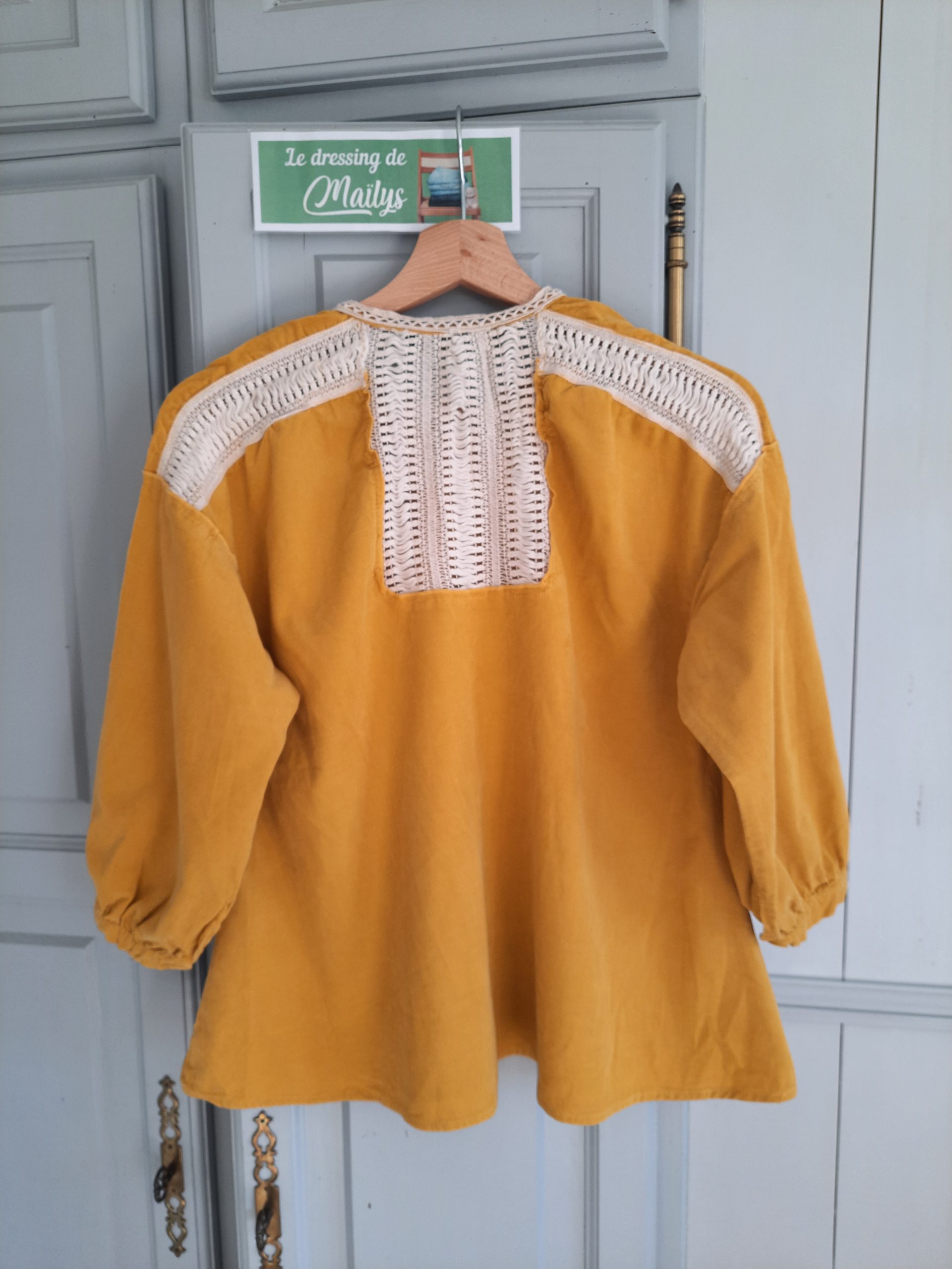 Blouse côtelée T34 Zara – Image 2