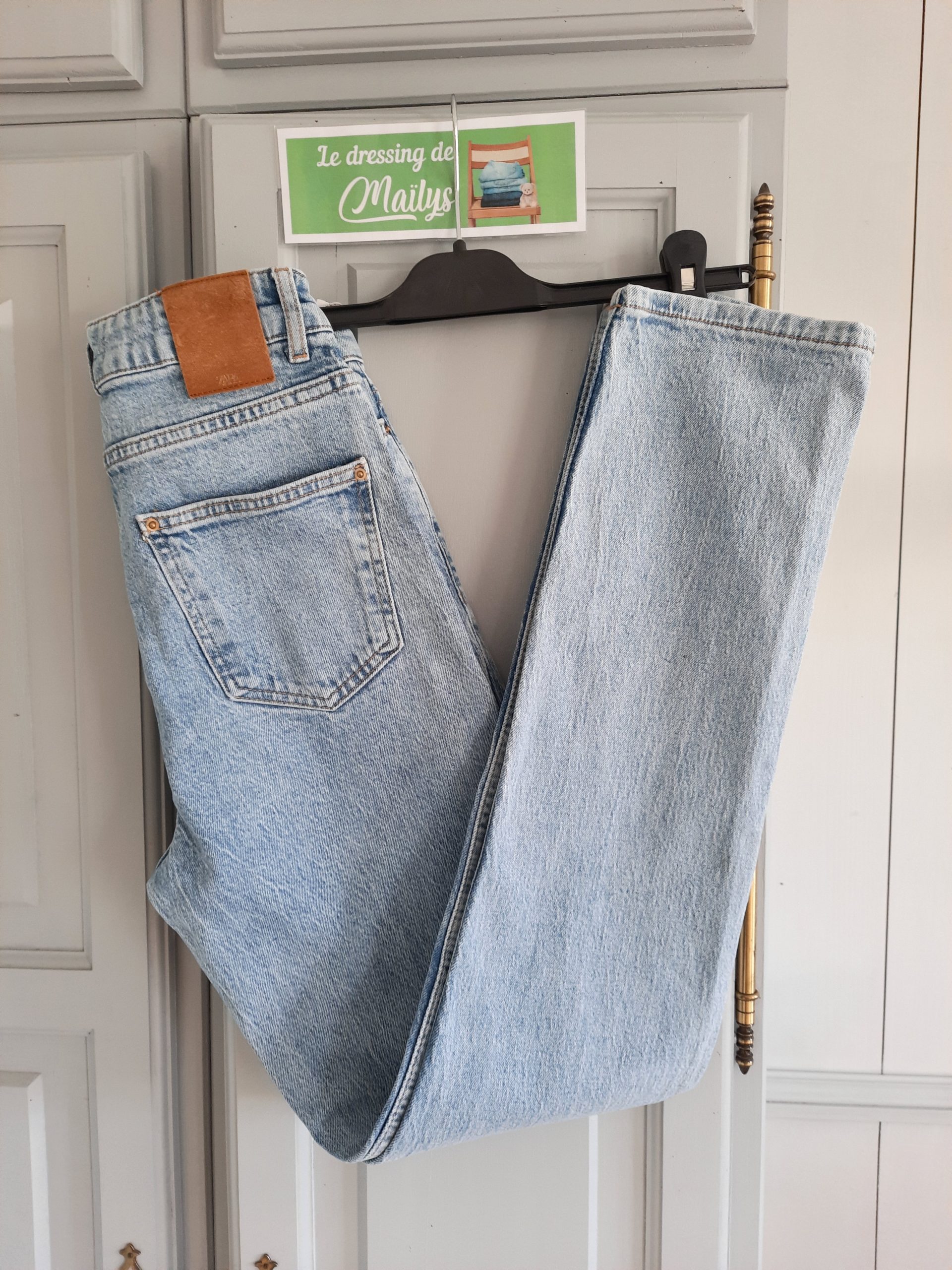 Pantalon jean mom T34 Zara – Image 2