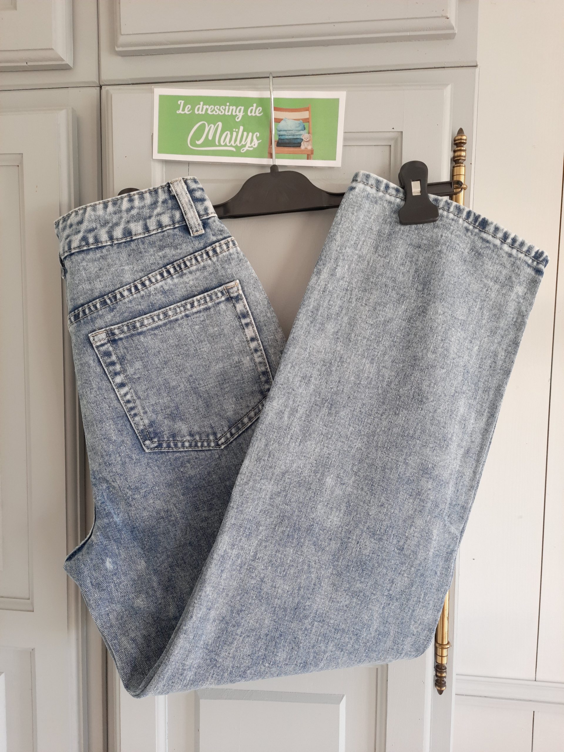 Pantalon jean large T34 Shein – Image 2