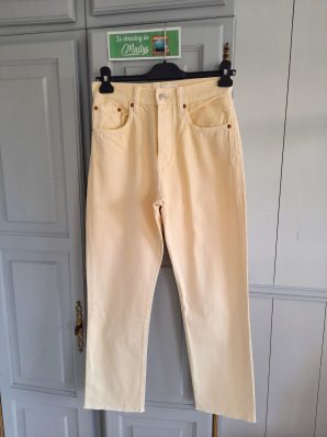 Pantalon jean mom T34 Mango