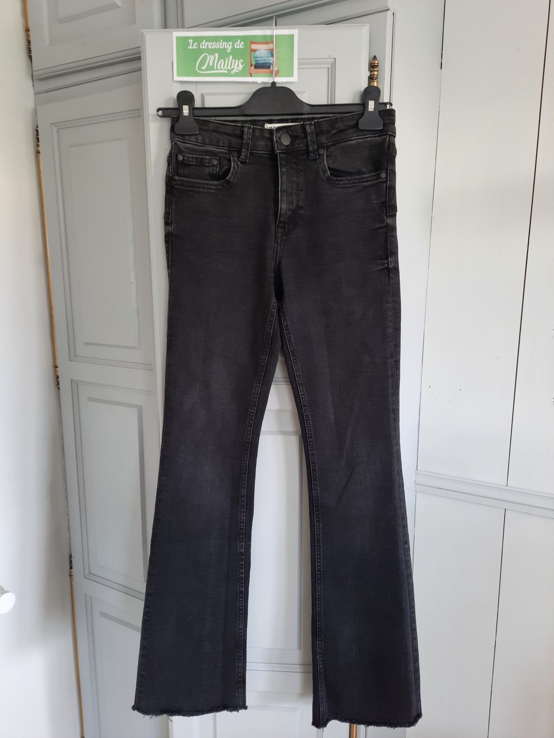 Pantalon jean bootcut T34 Zara