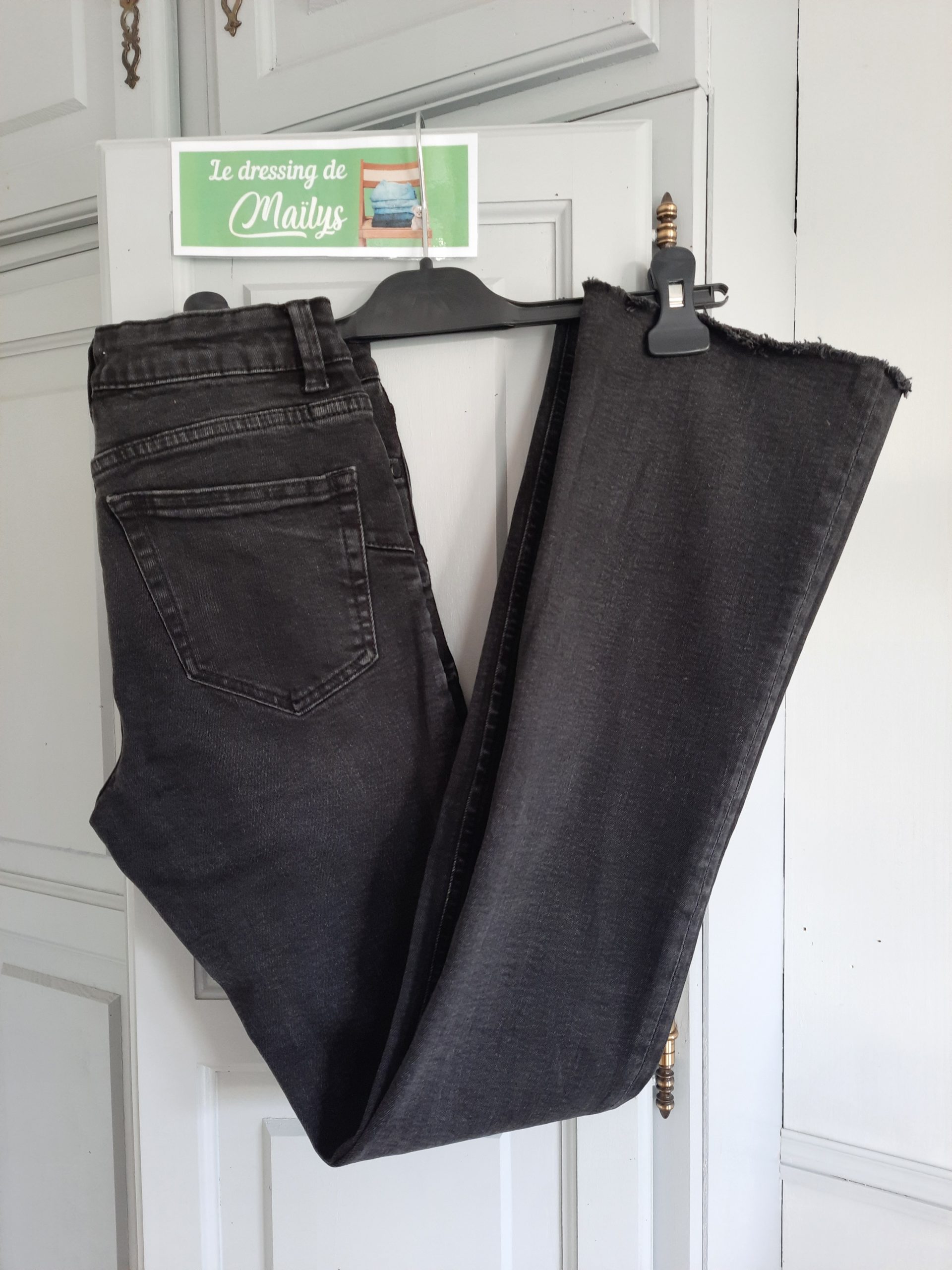 Pantalon jean bootcut T34 Zara – Image 2