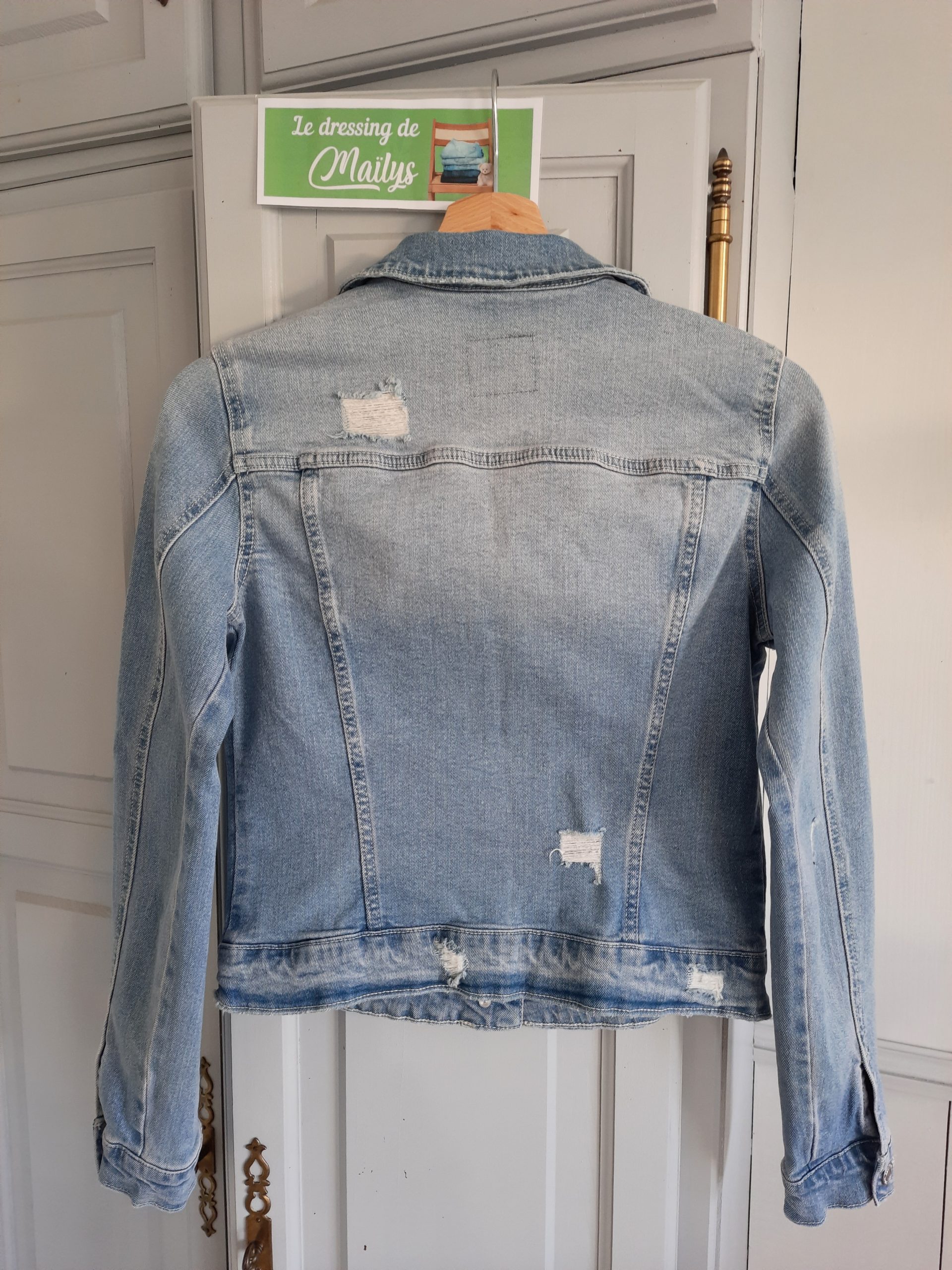 Veste en jean T34 Bershka – Image 2