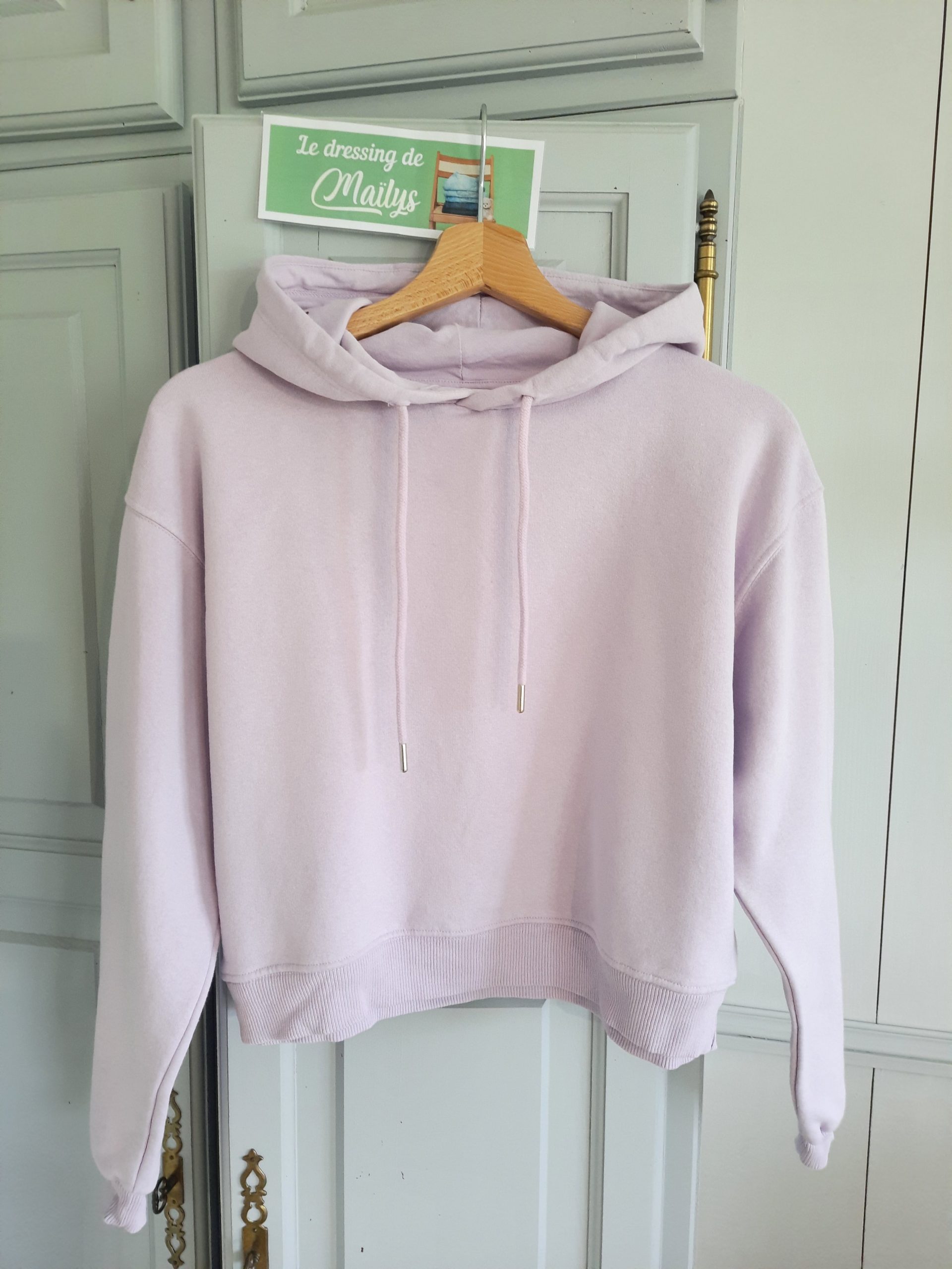 Sweat à capuche court T34 Jennyfer