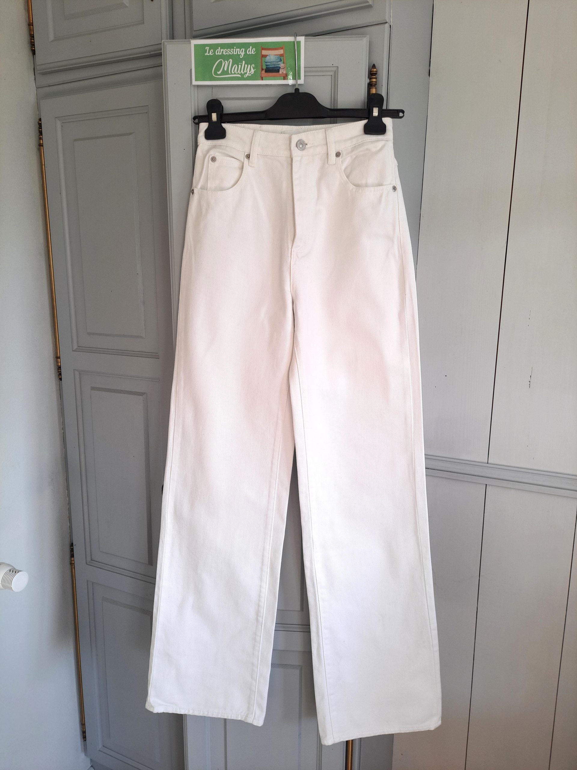 Pantalon jean large T36 Kookai