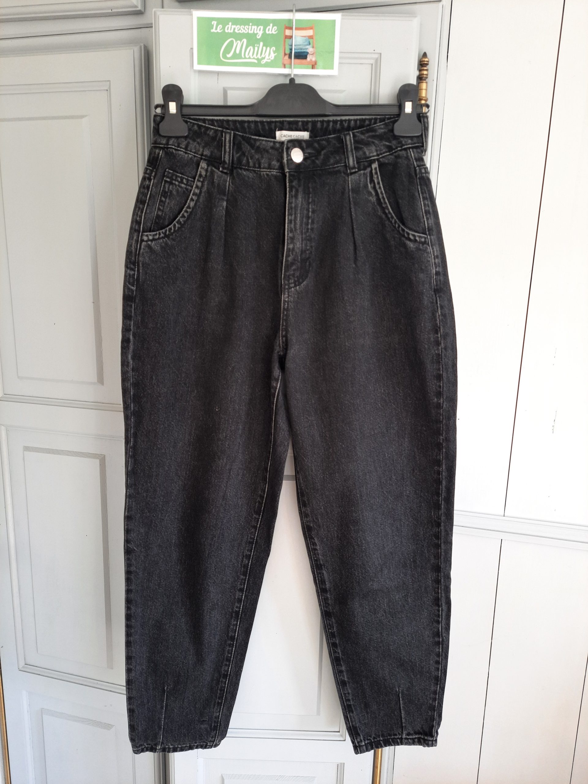 Pantalon jean mom T36 Cache Cache
