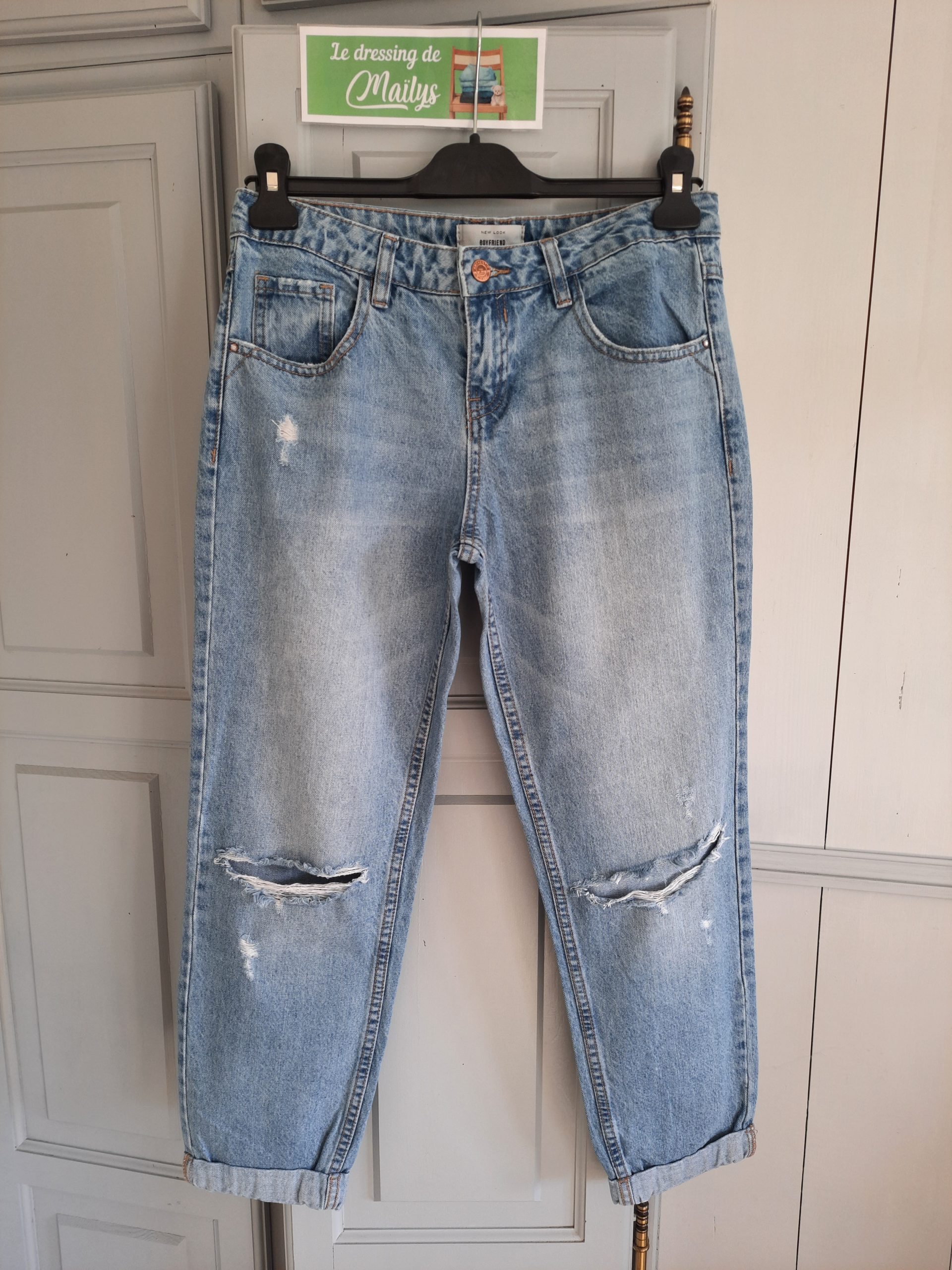 Pantalon jean boyfriend T36 New Look