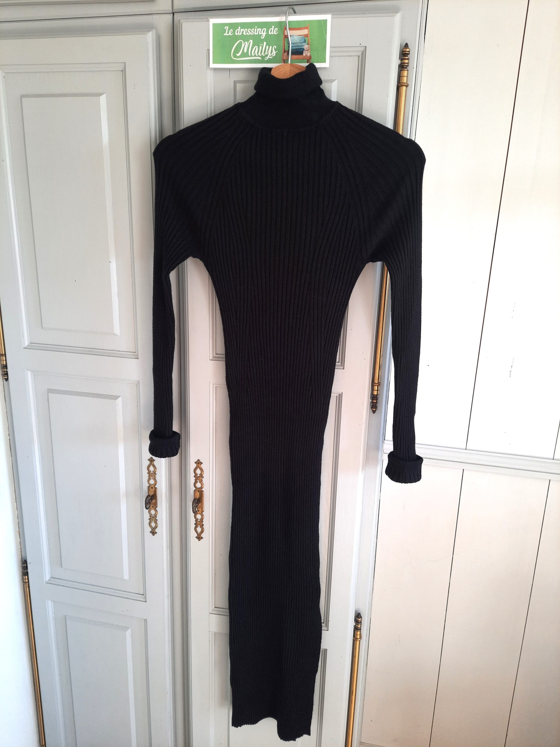 Robe pull longue T36 Mango