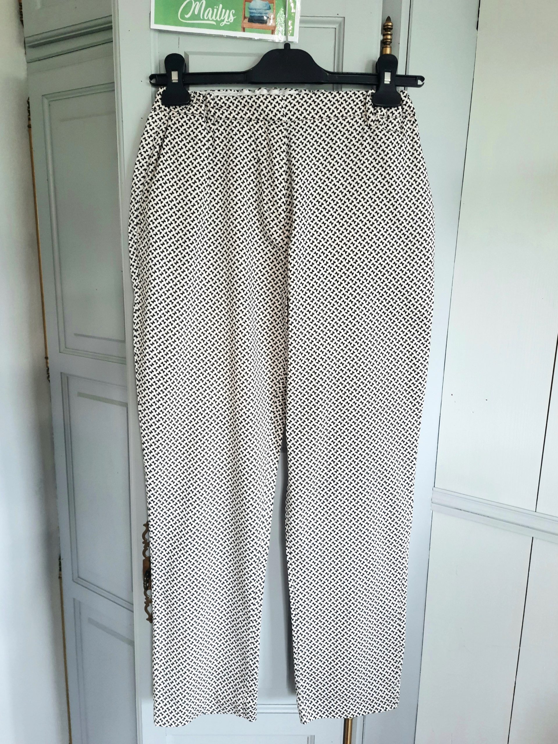 Pantalon slim T38 Fait main