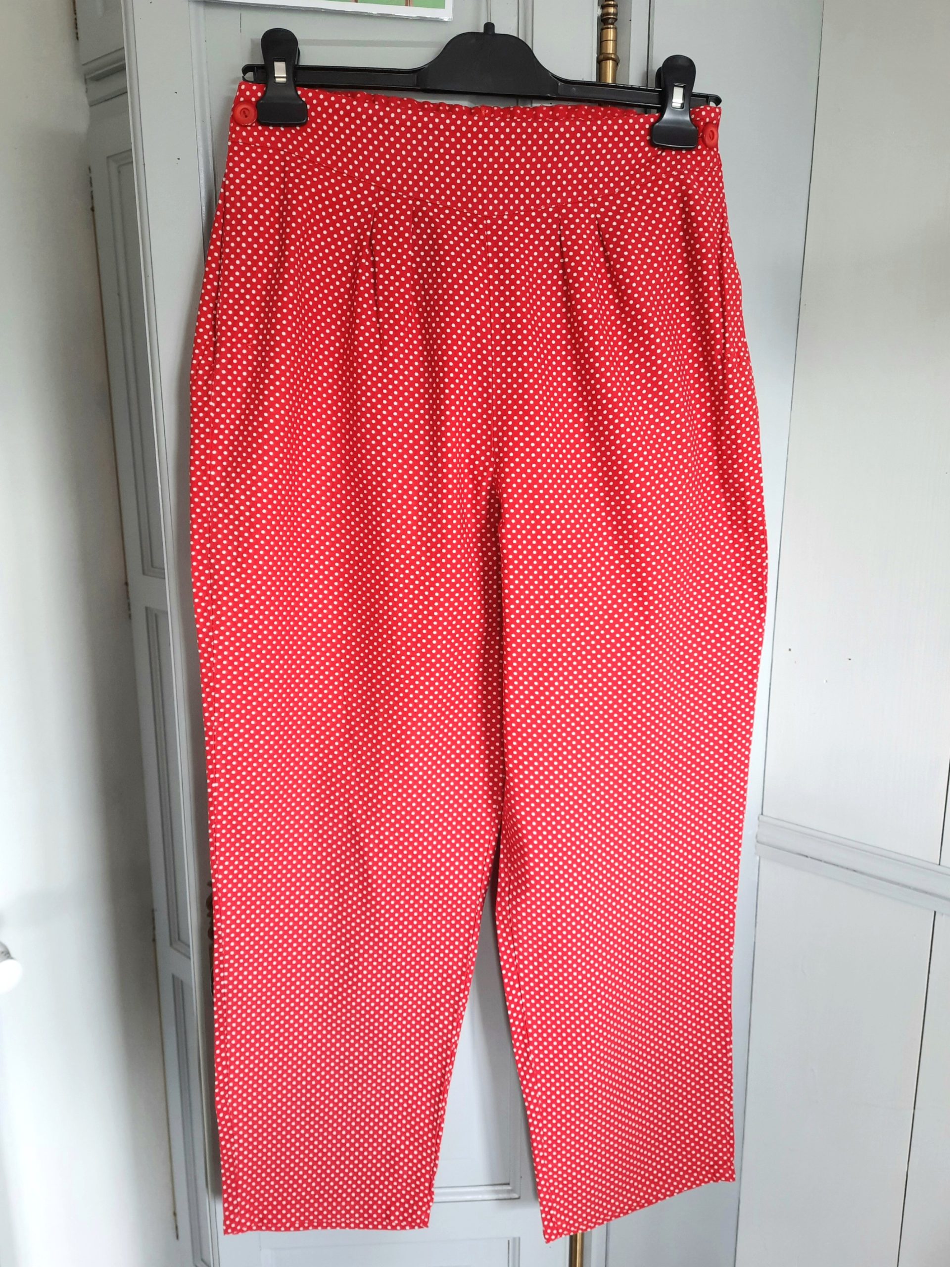 Pantalon large T38 Fait main