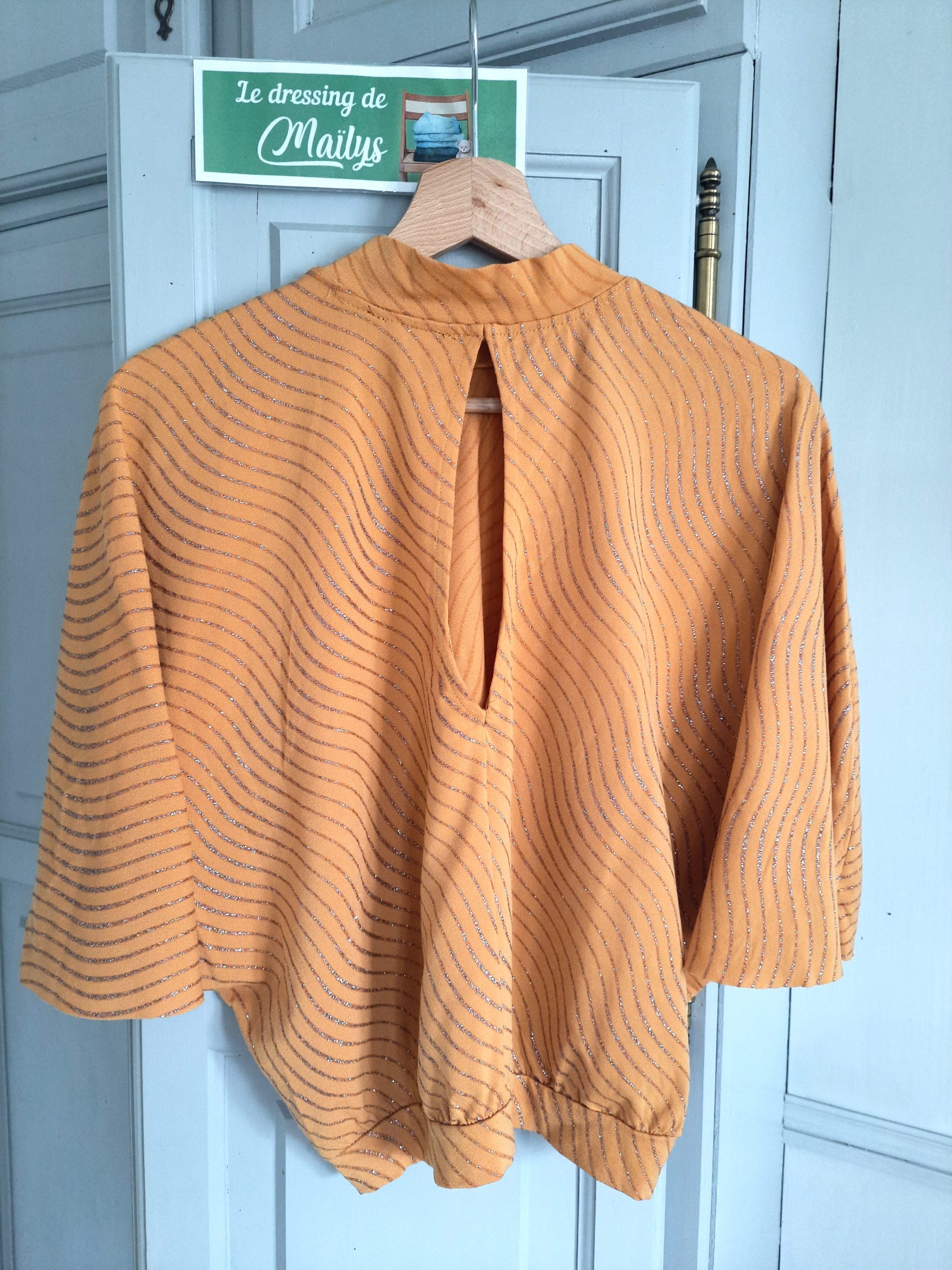 Top-blouse chauve-souris T38 Reserved – Image 2