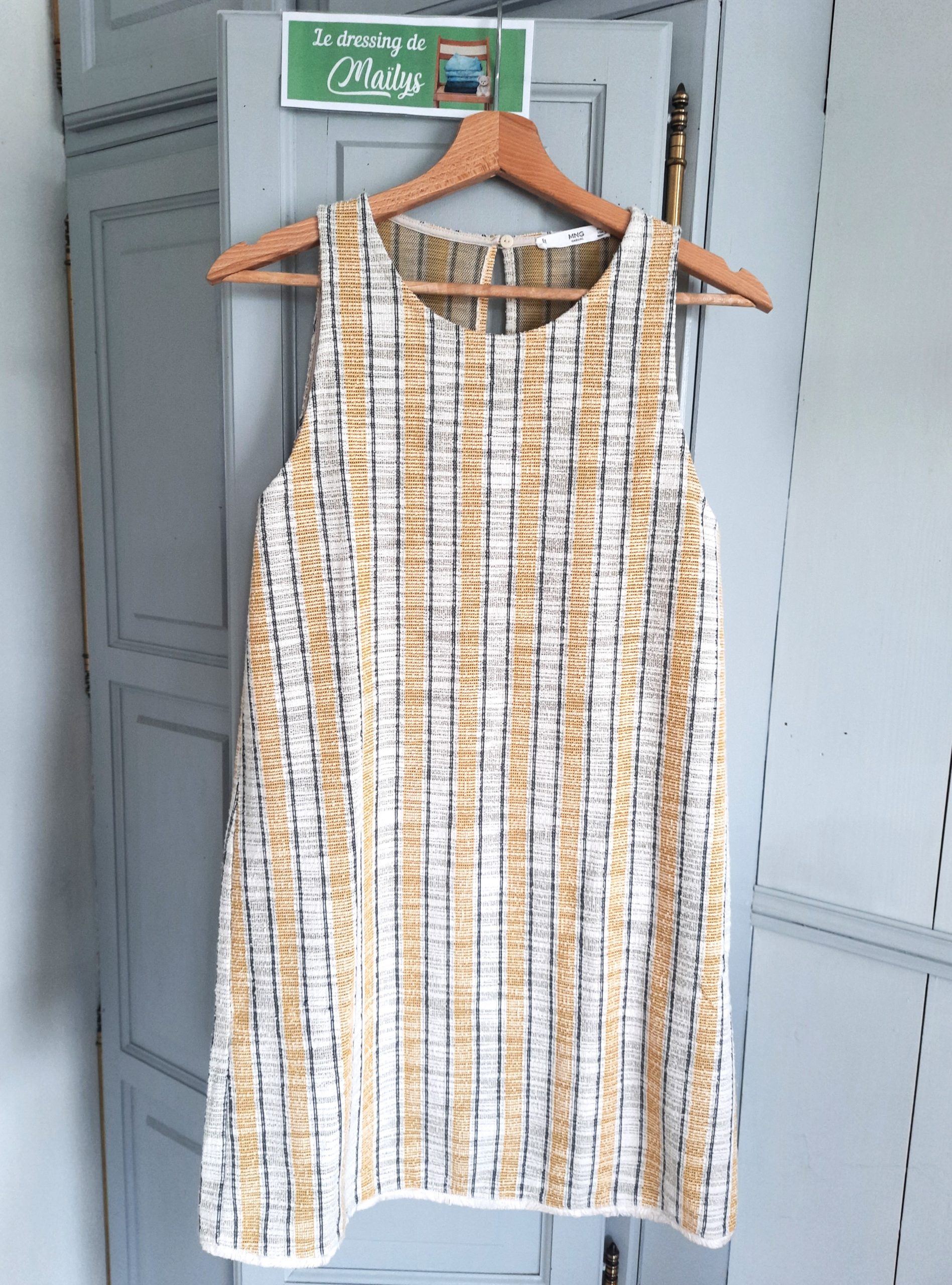 Robe courte style vintage T38 Mango