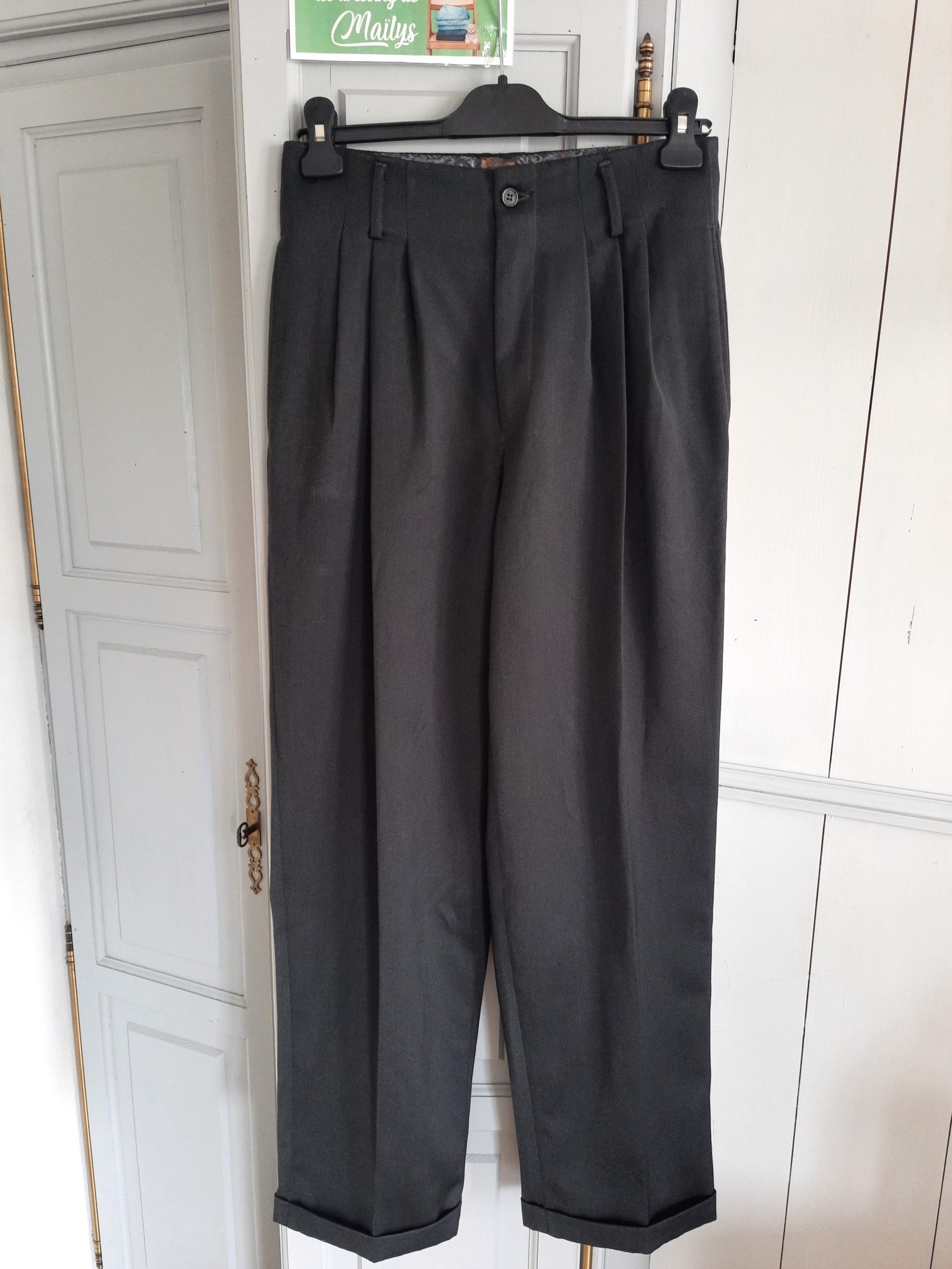 Pantalon à pinces T38 Brown's