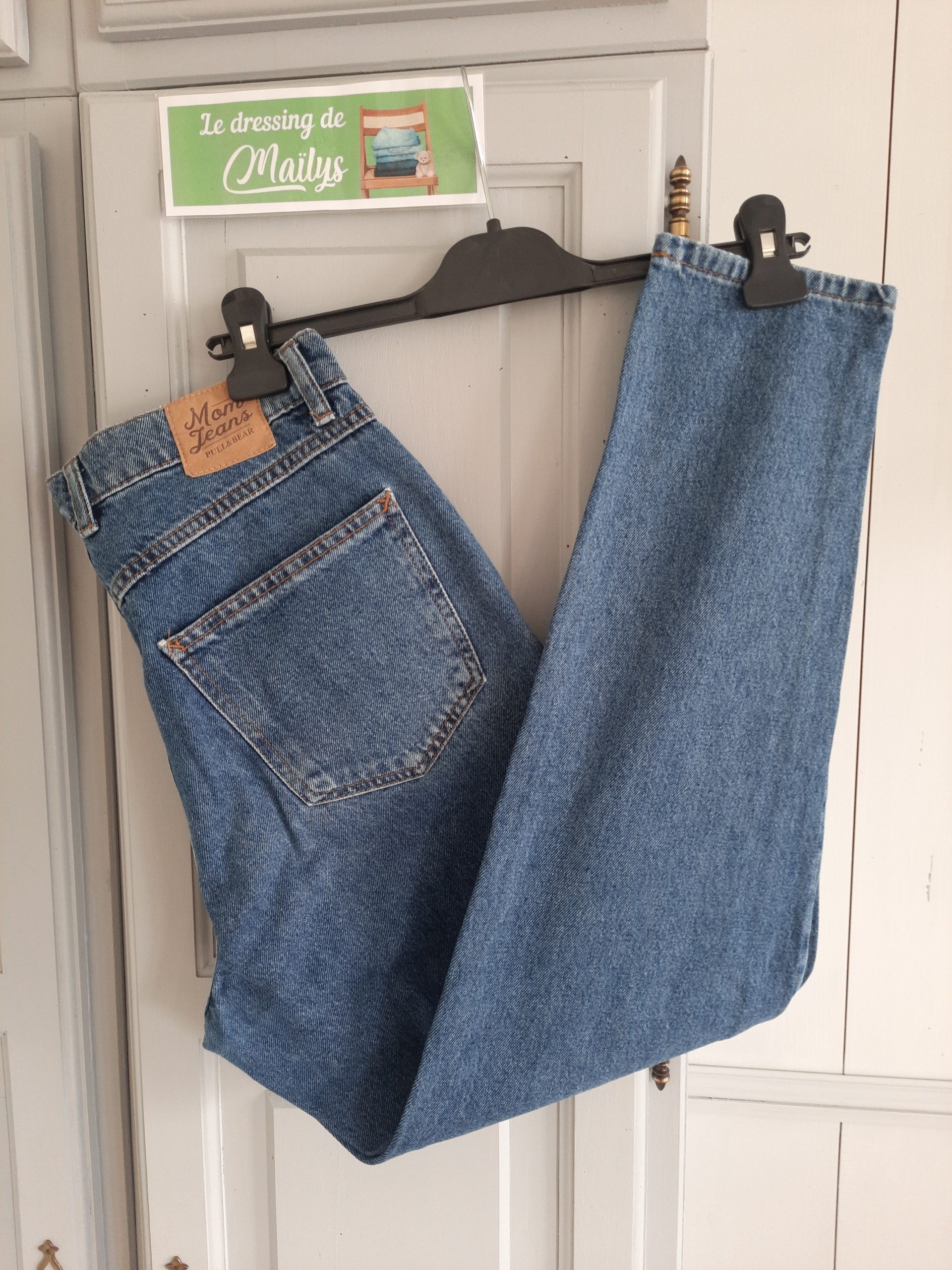 Pantalon en jean mom T38 Pull & Bear – Image 2