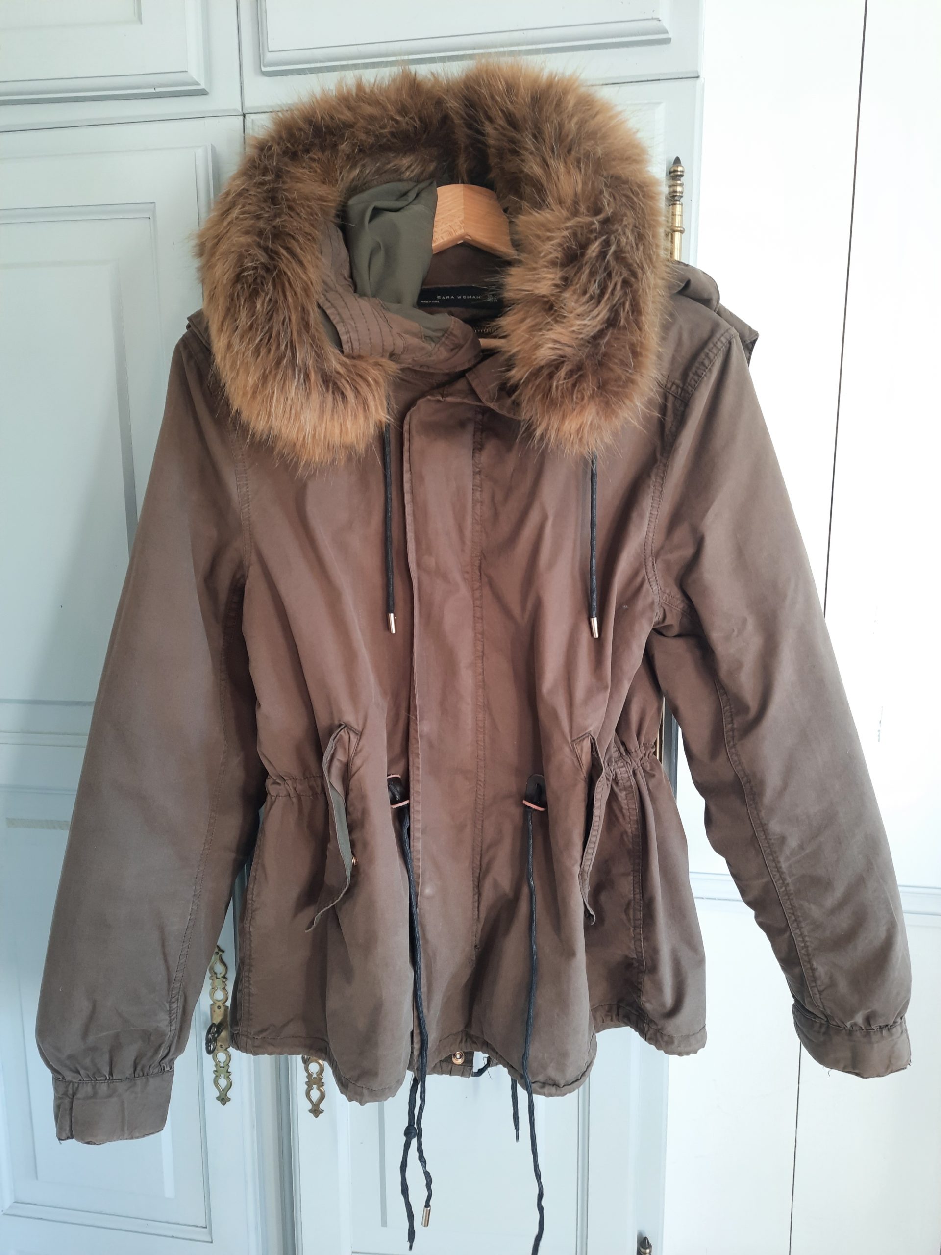 Manteau type parka T38 Zara