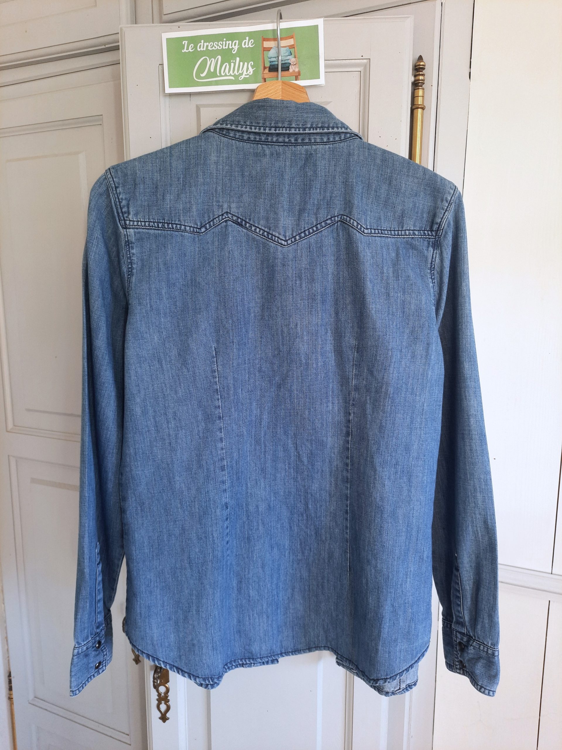 Chemise en jean T38 DDP – Image 2