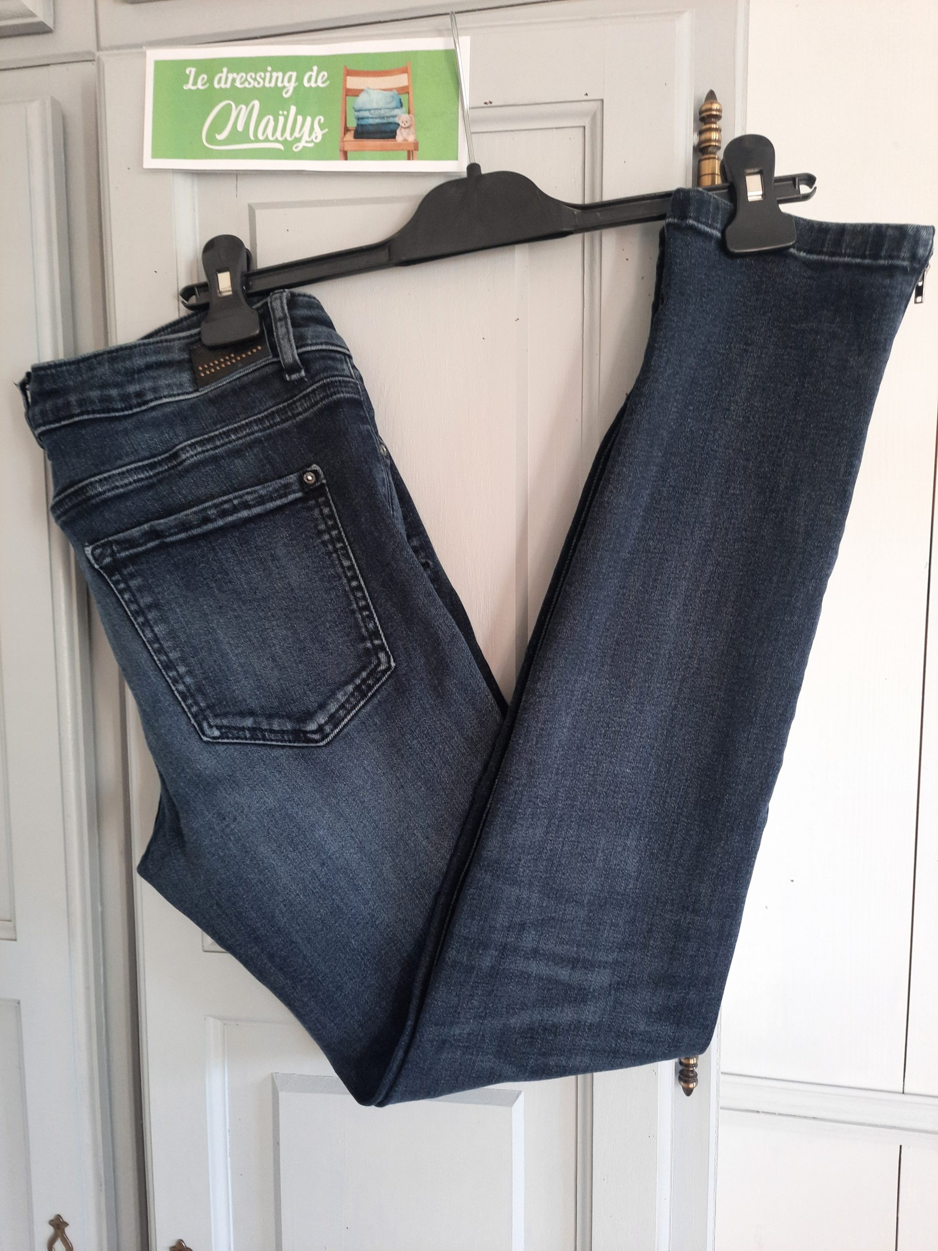 Pantalon jean slim T38 Zara – Image 2
